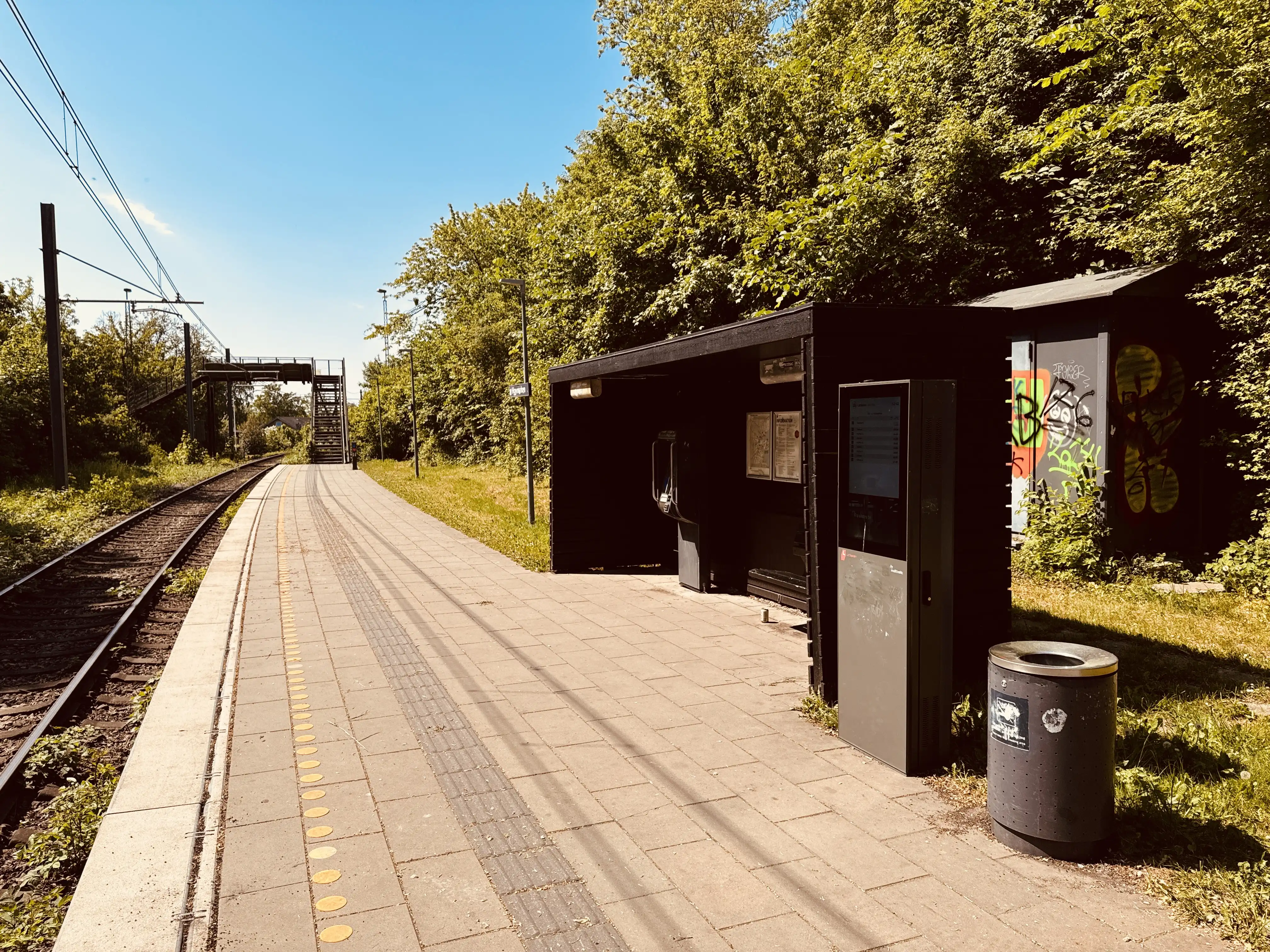 Billede af Hovmarken Letbanestation. Billede af Hovmarken Letbanestation.
