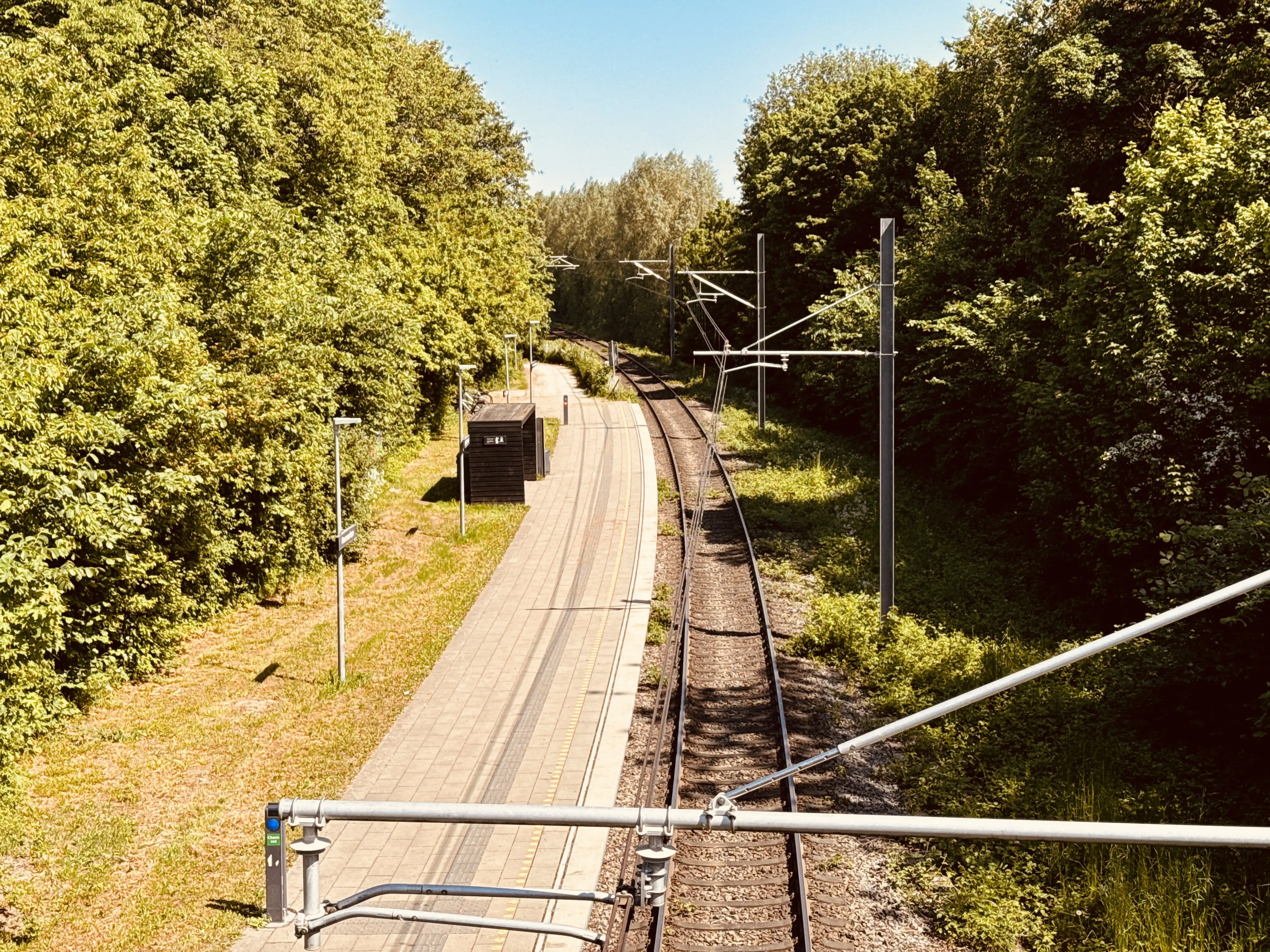 Billede af Hovmarken Letbanestation. Billede af Hovmarken Letbanestation.