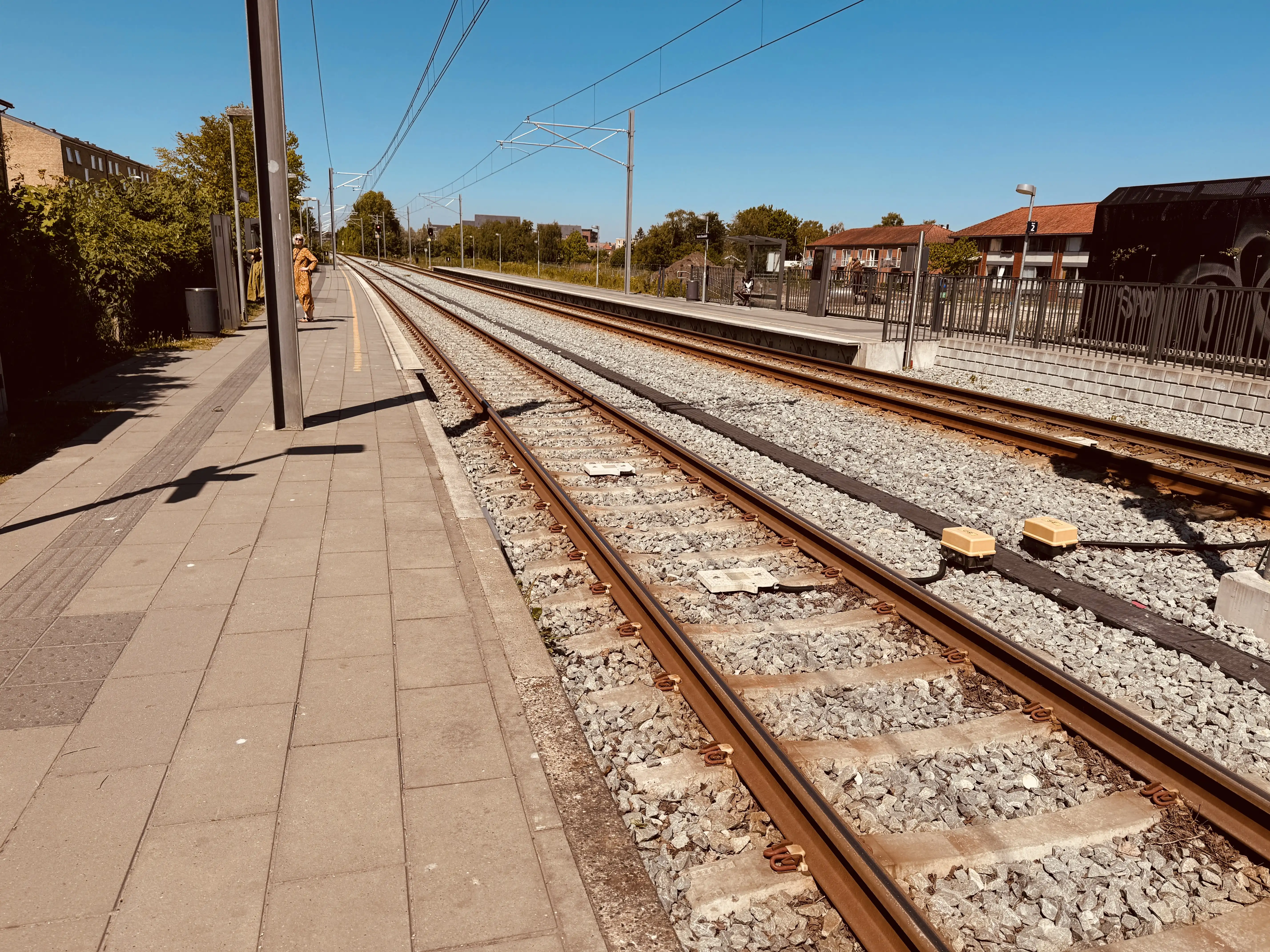 Billede af Vestre Strandallé Letbanestation.