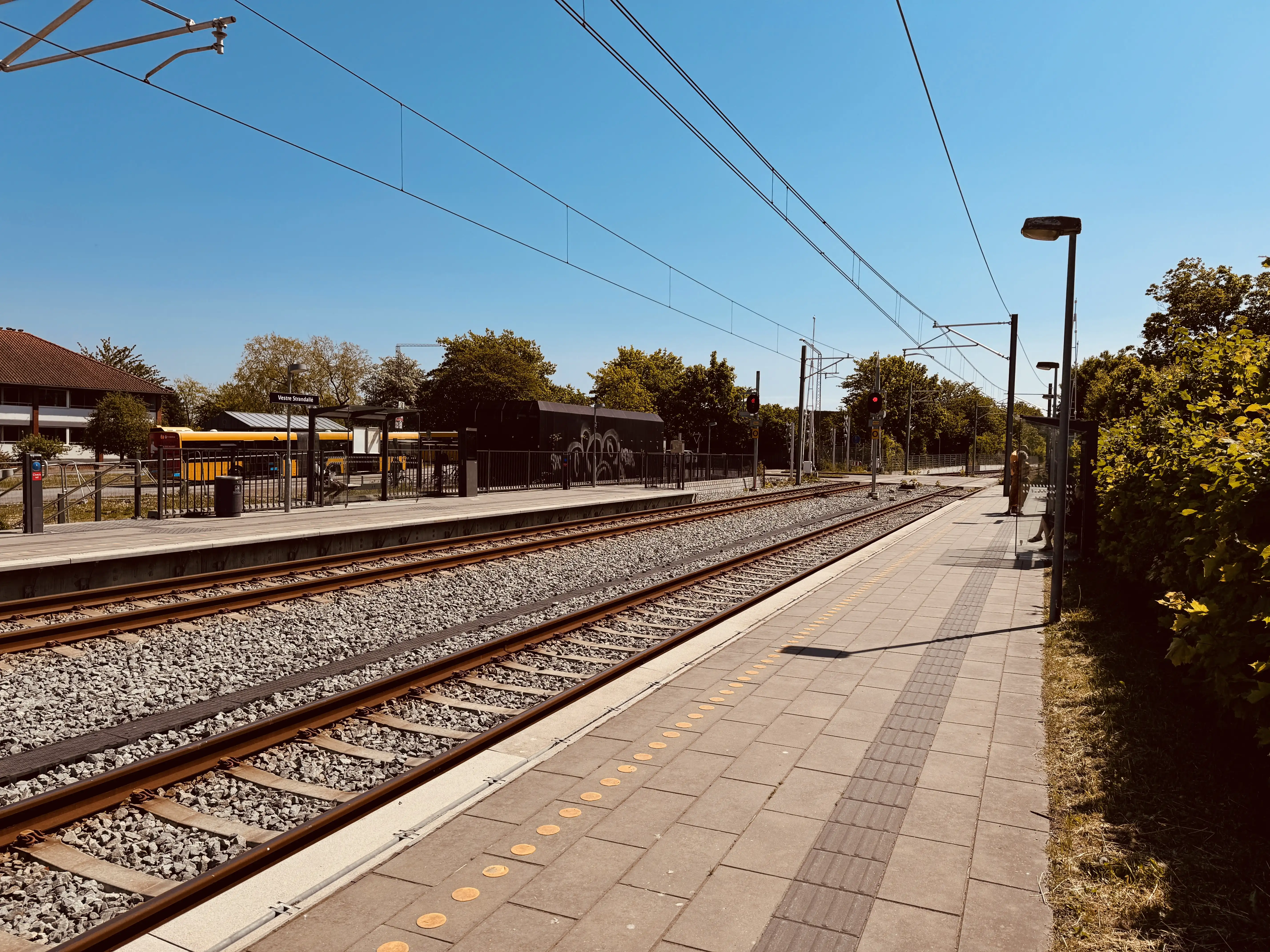 Billede af Vestre Strandallé Letbanestation.