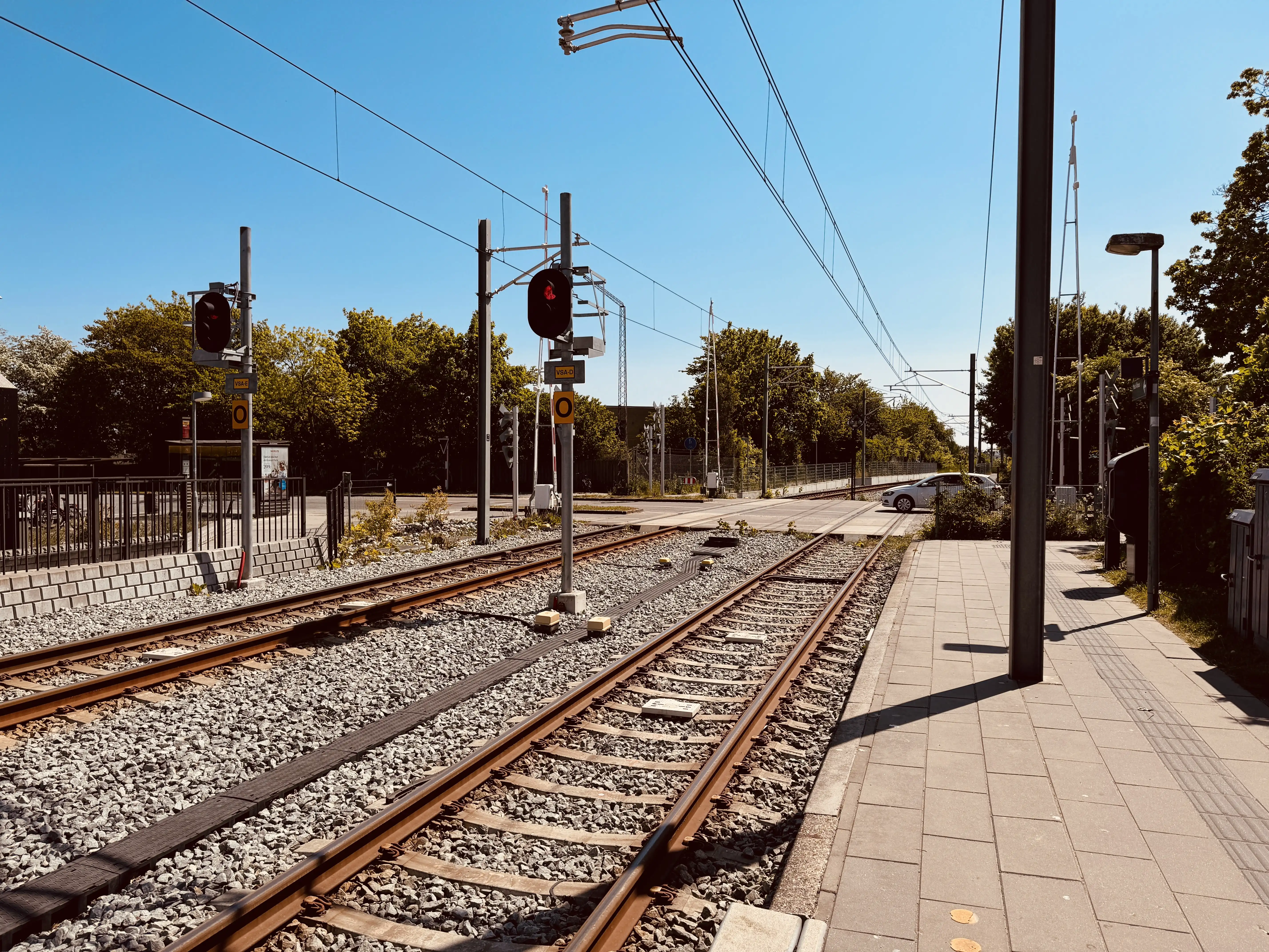 Billede af Vestre Strandallé Letbanestation.