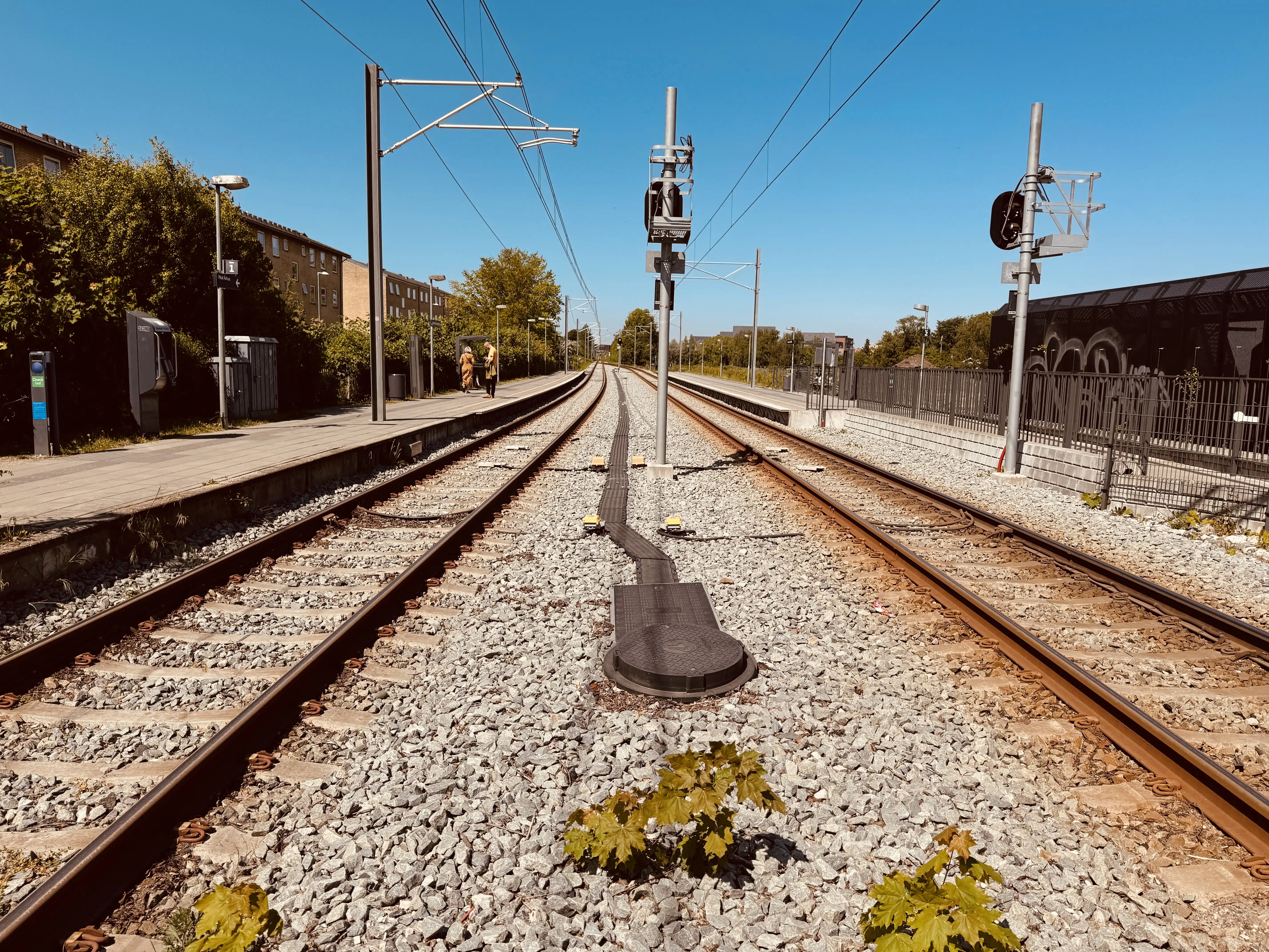 Billede af Vestre Strandallé Letbanestation.