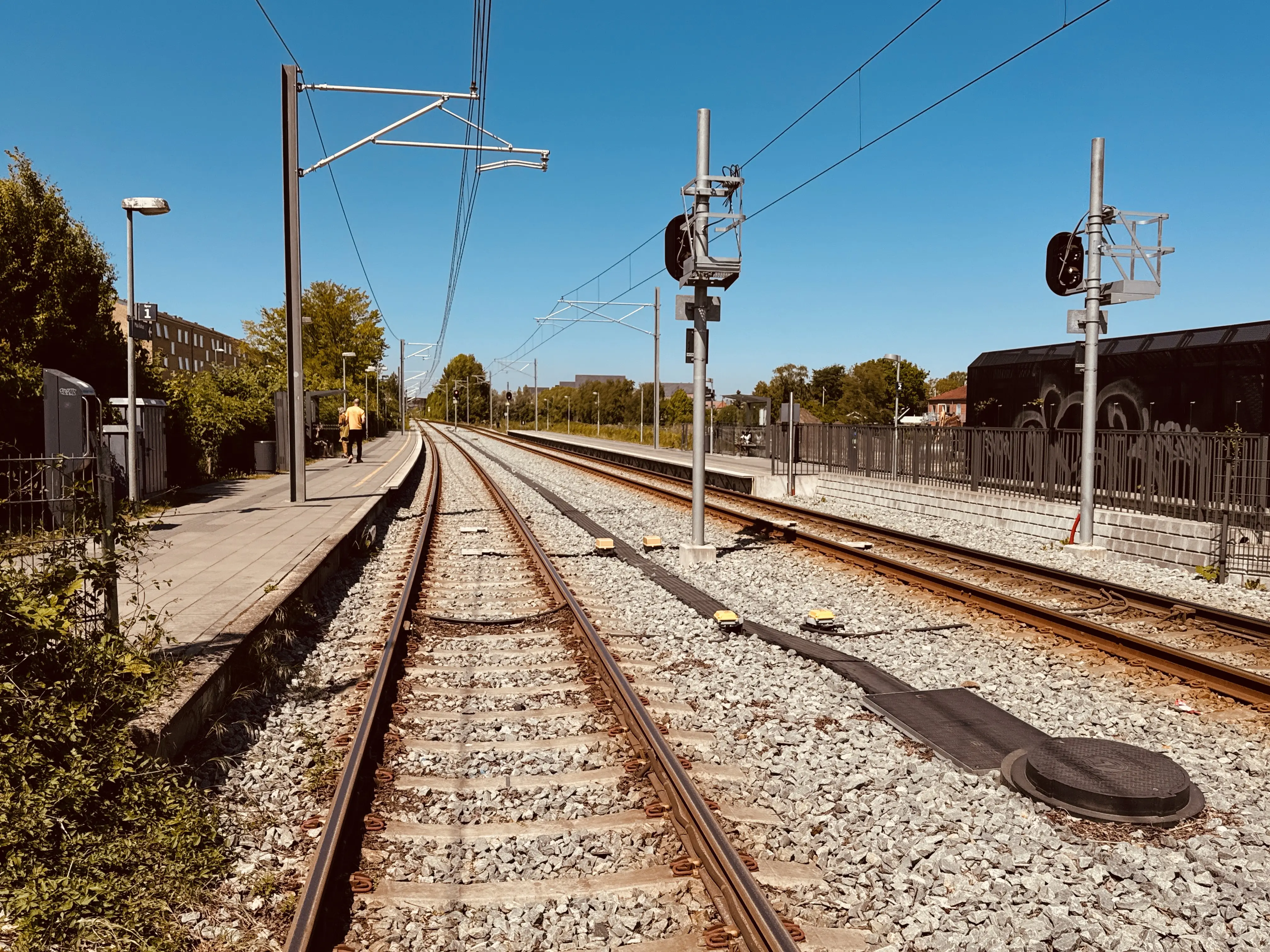Billede af Vestre Strandallé Letbanestation.
