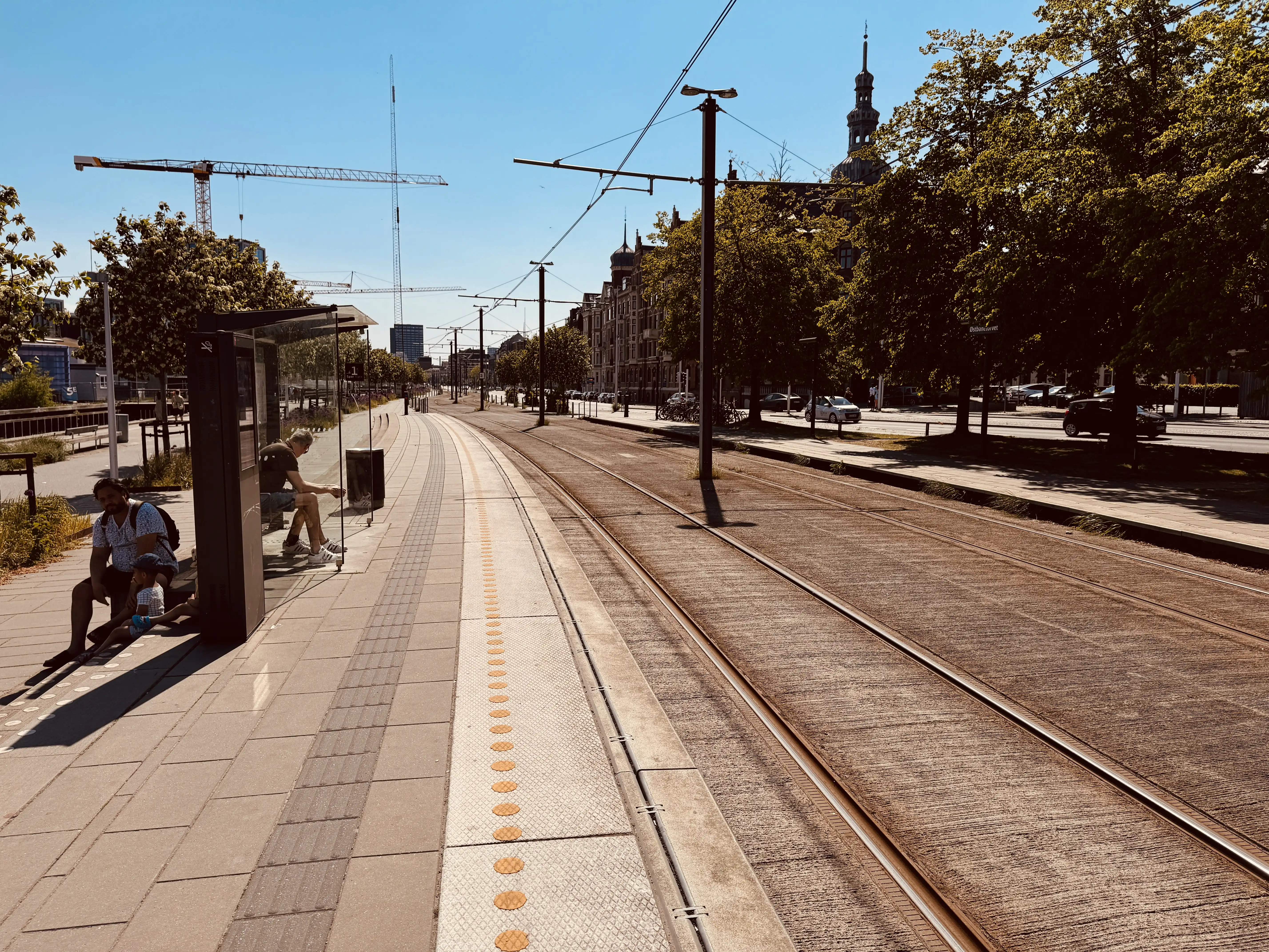 Billede af Østbanetorvet Letbanestation.