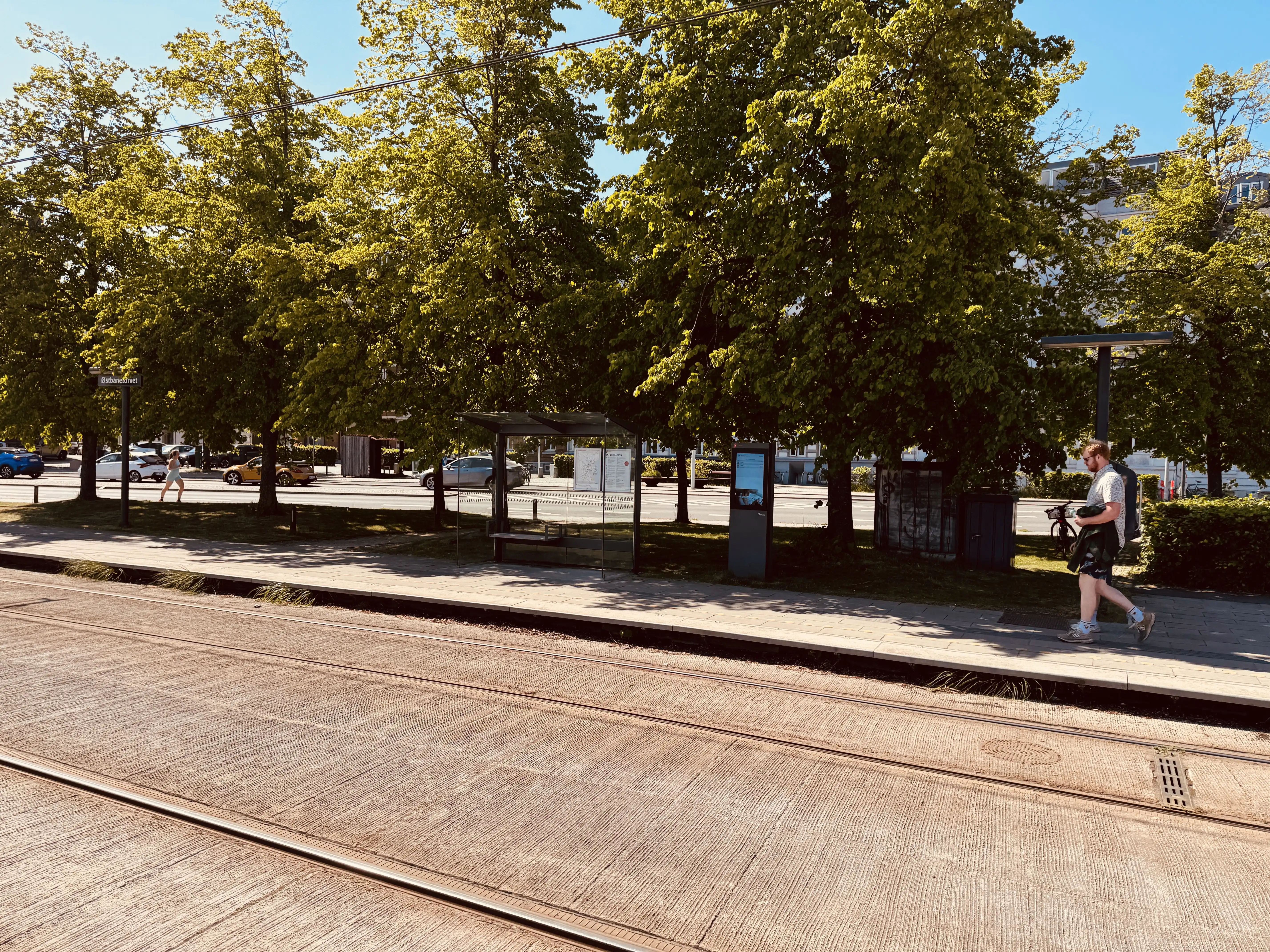 Billede af Østbanetorvet Letbanestation.