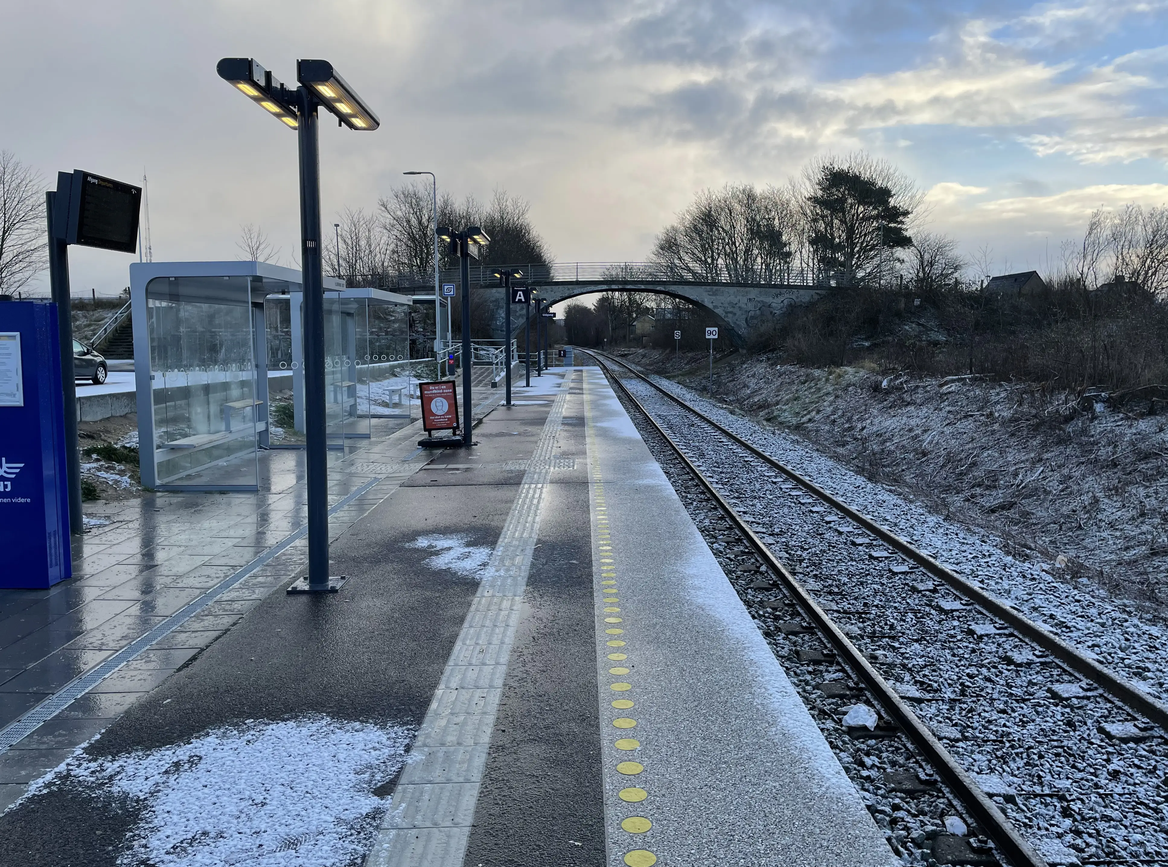Billede af Hjørring Øst Station, sett mot øst