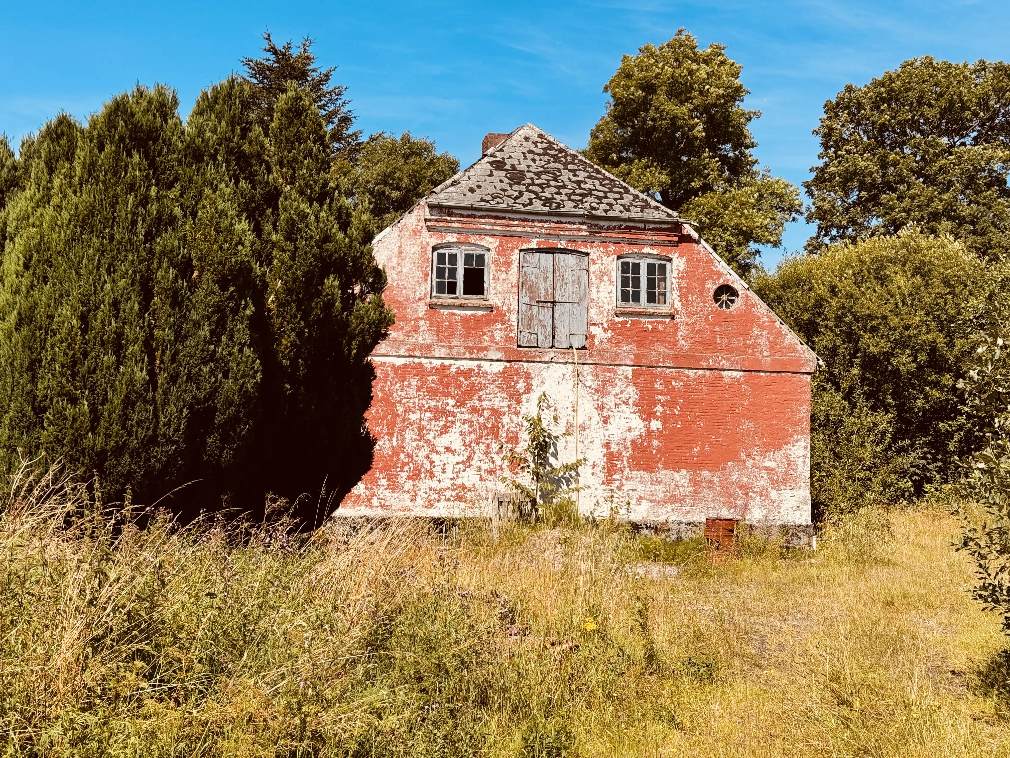 Billede af Sommersted Øst Holdeplads, der er efterhånden ikke meget tilbage.