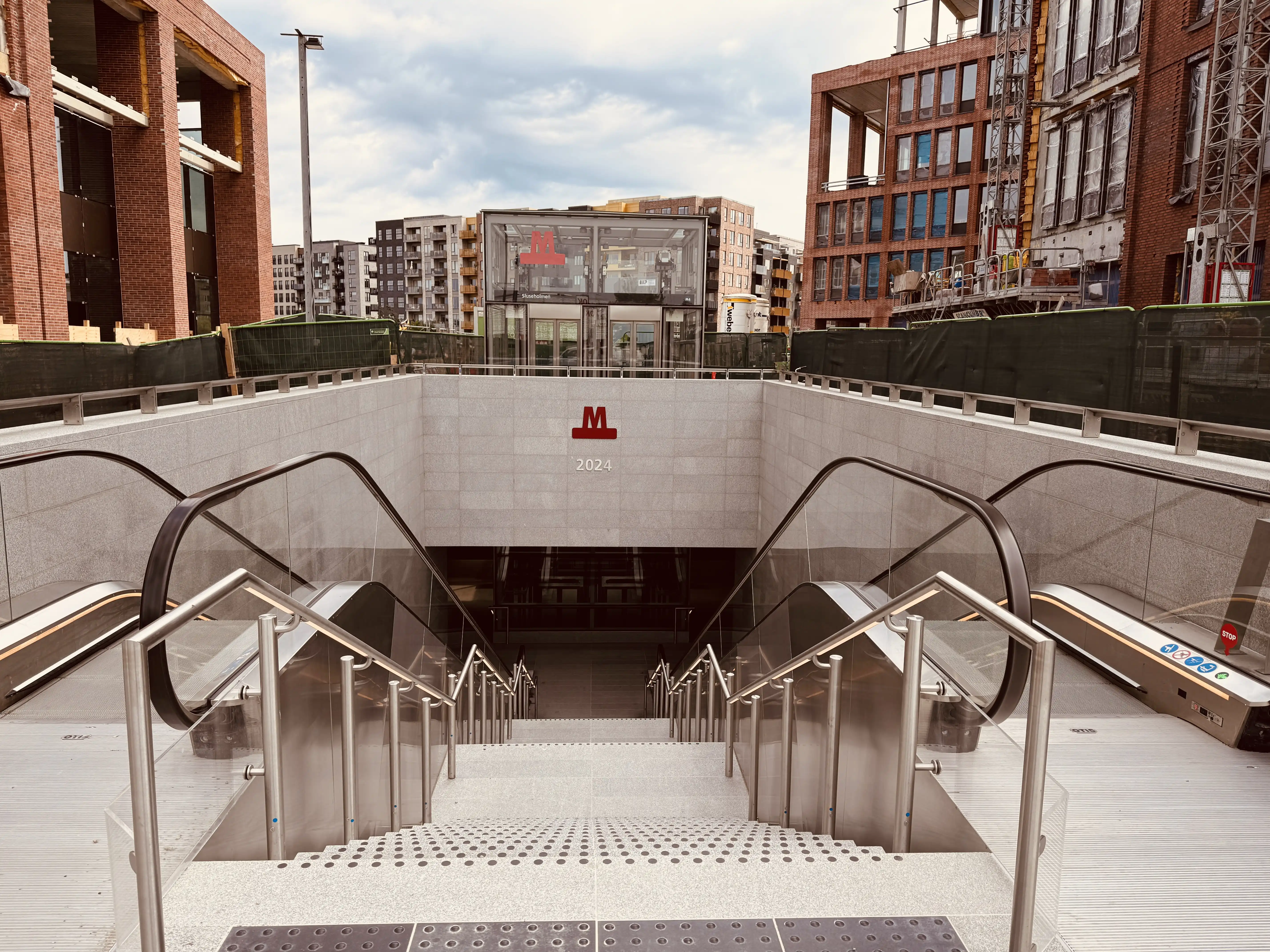 Billede af Sluseholmen Metrostation.