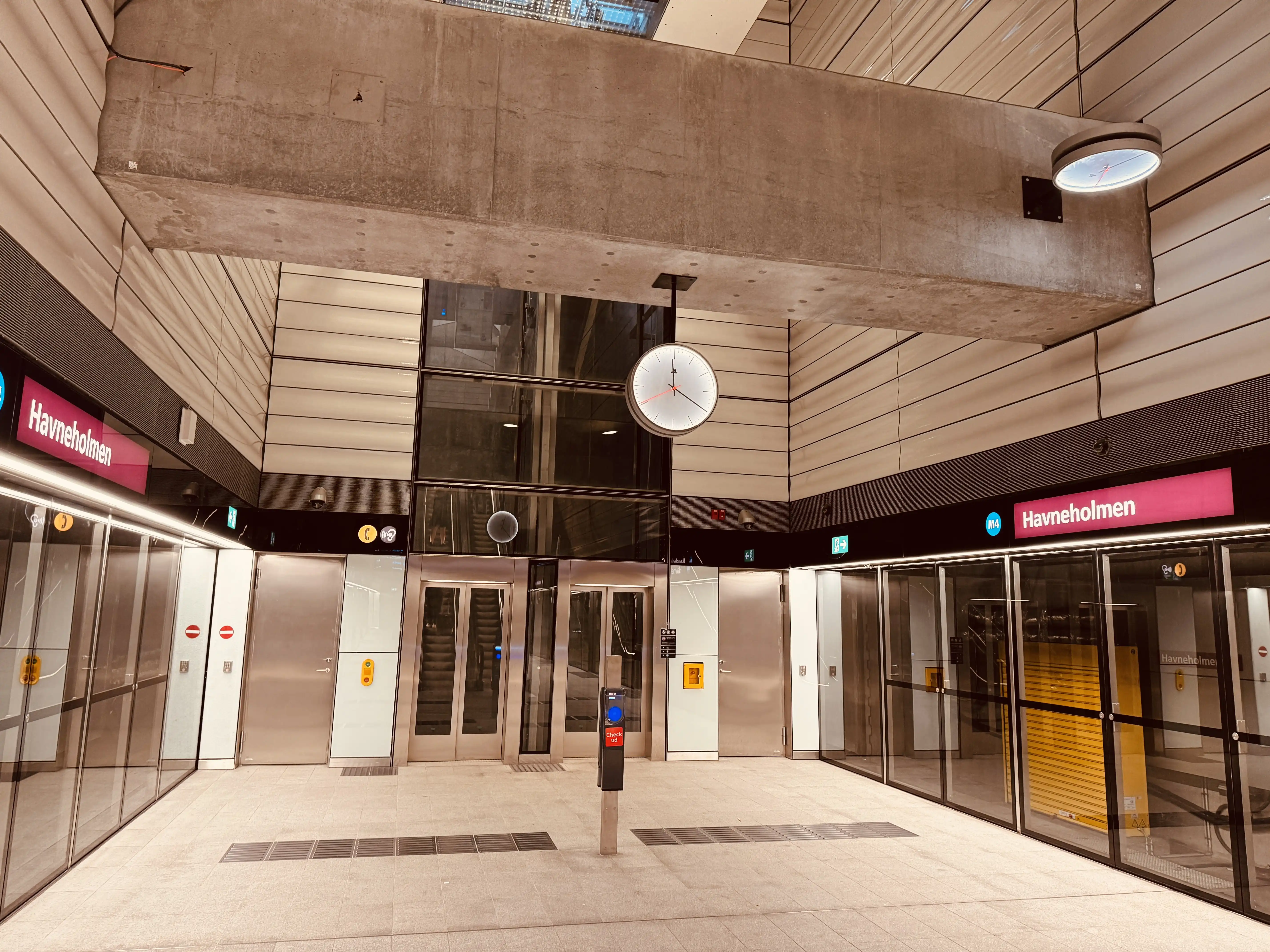 Billede af Havneholmen Metrostation. Billede af Havneholmen Metrostation.