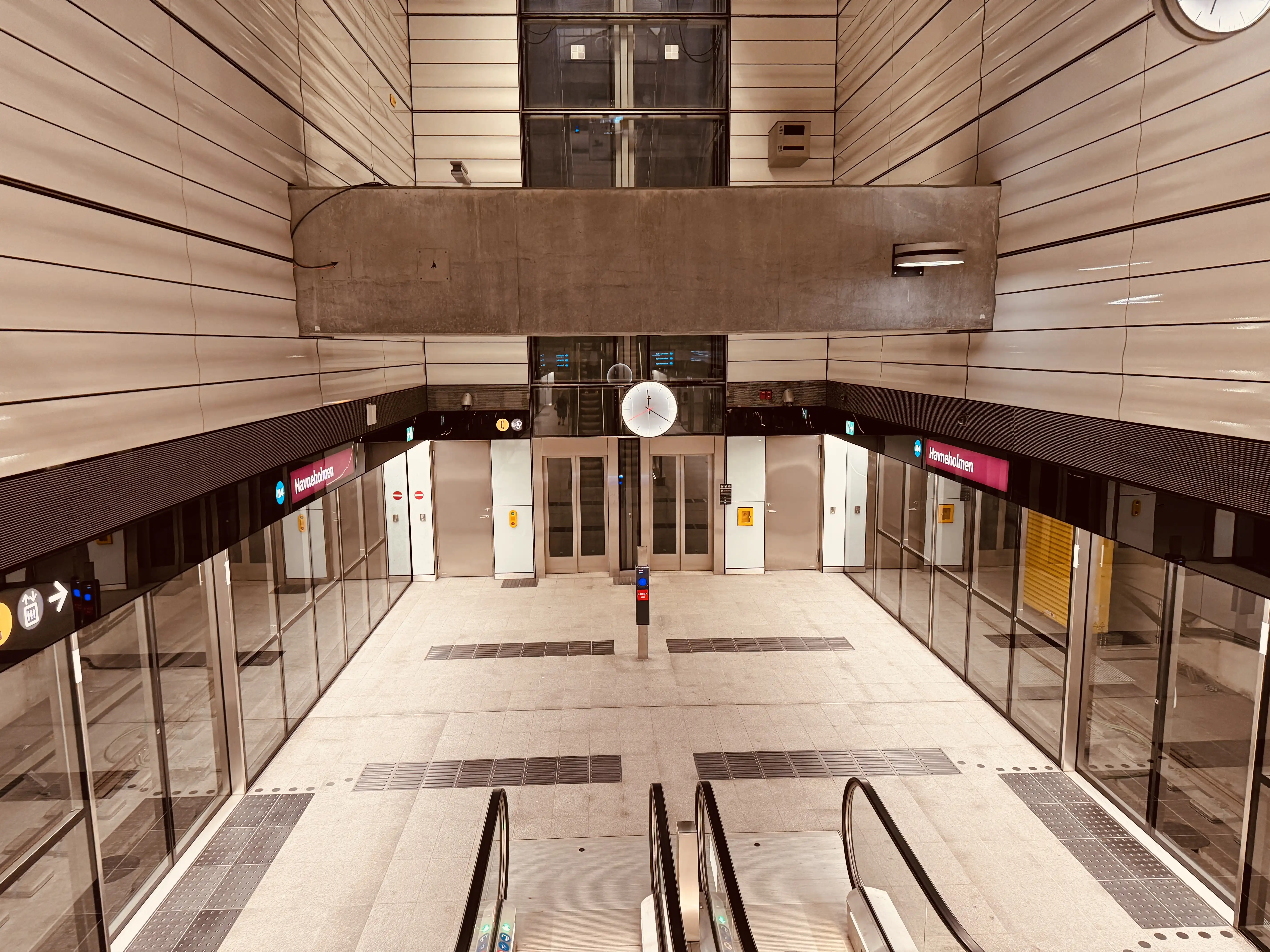 Billede af Havneholmen Metrostation. Billede af Havneholmen Metrostation.