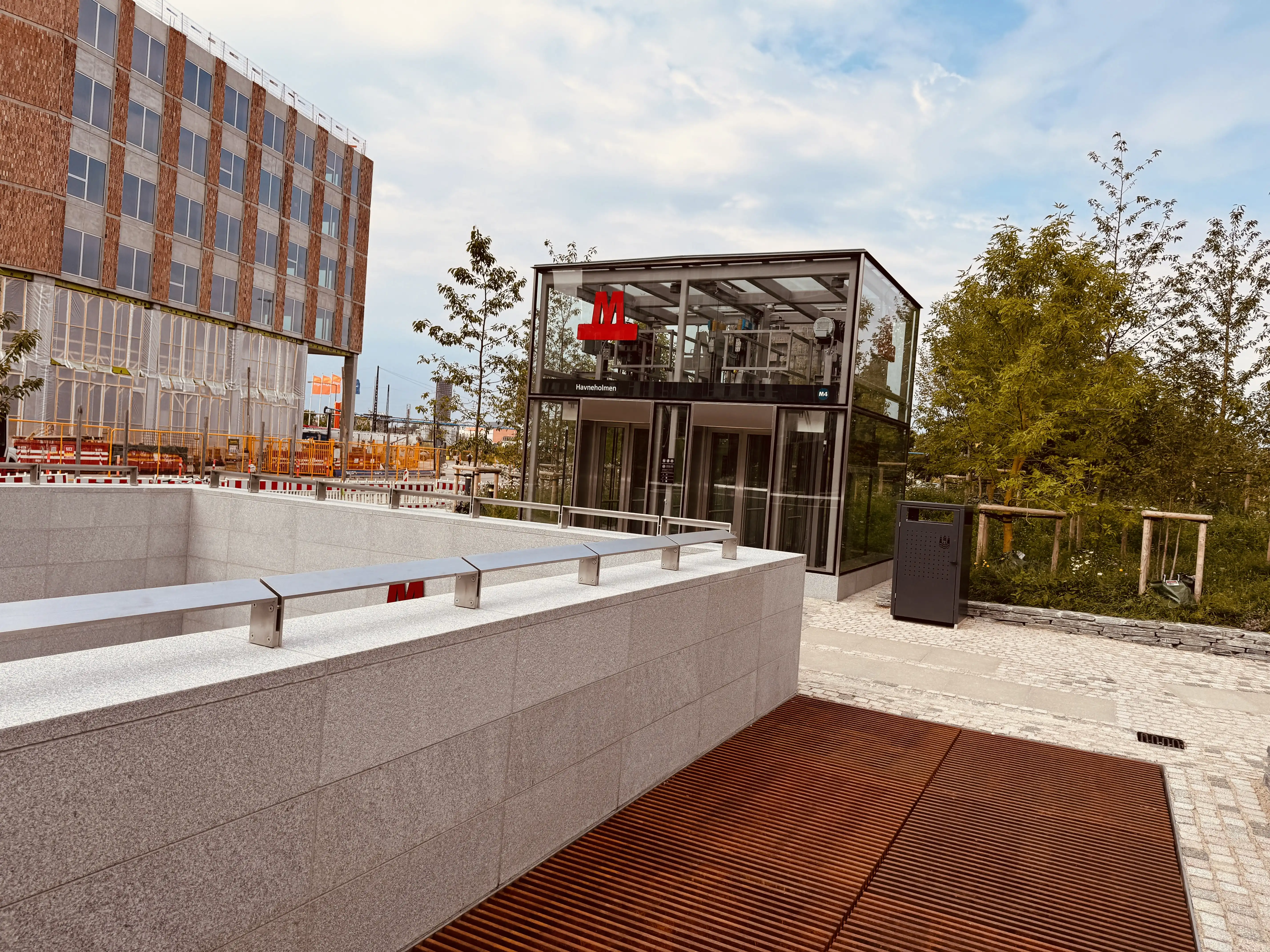Billede af Havneholmen Metrostation. Billede af Havneholmen Metrostation.