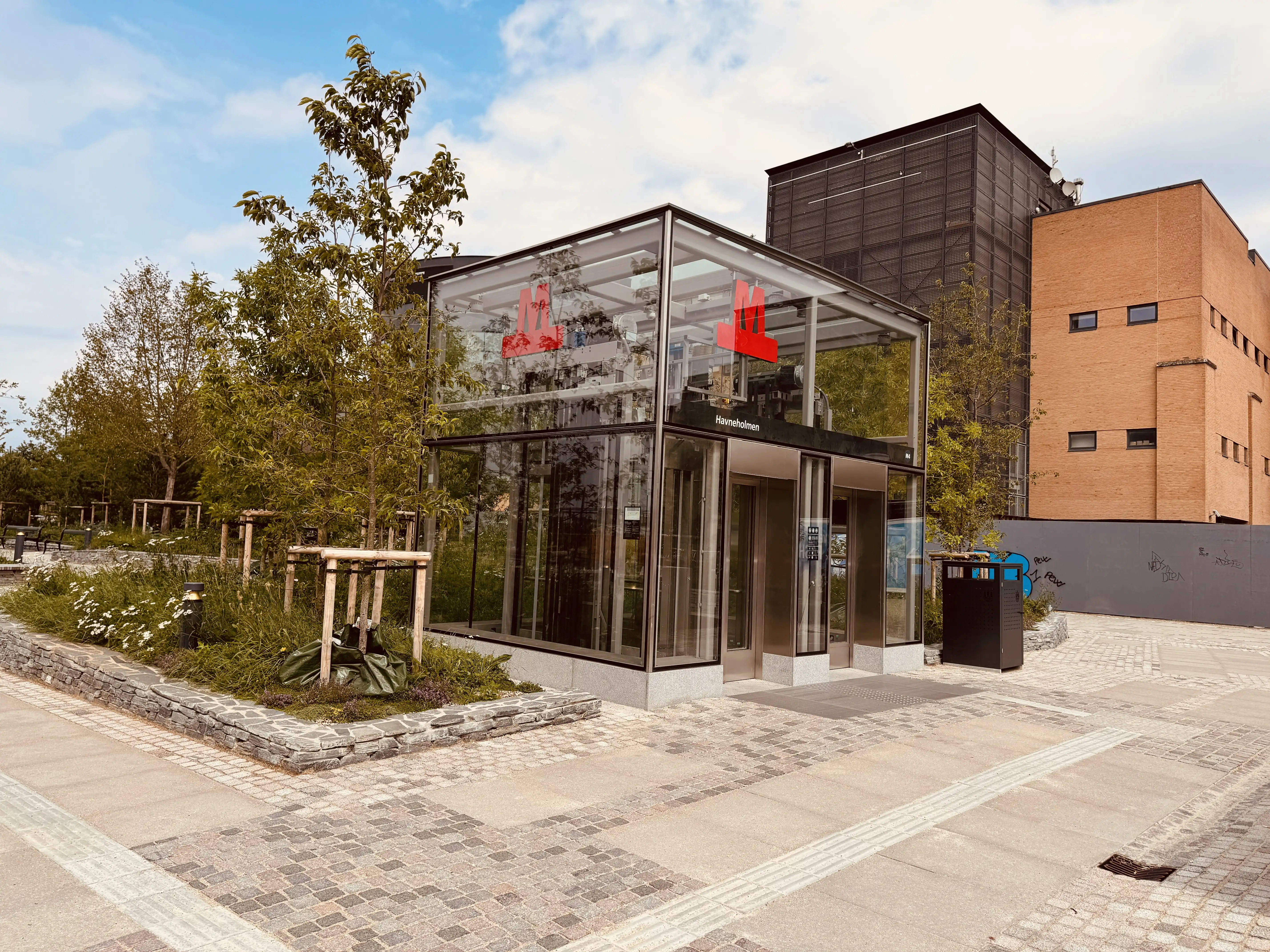 Billede af Havneholmen Metrostation. Billede af Havneholmen Metrostation.