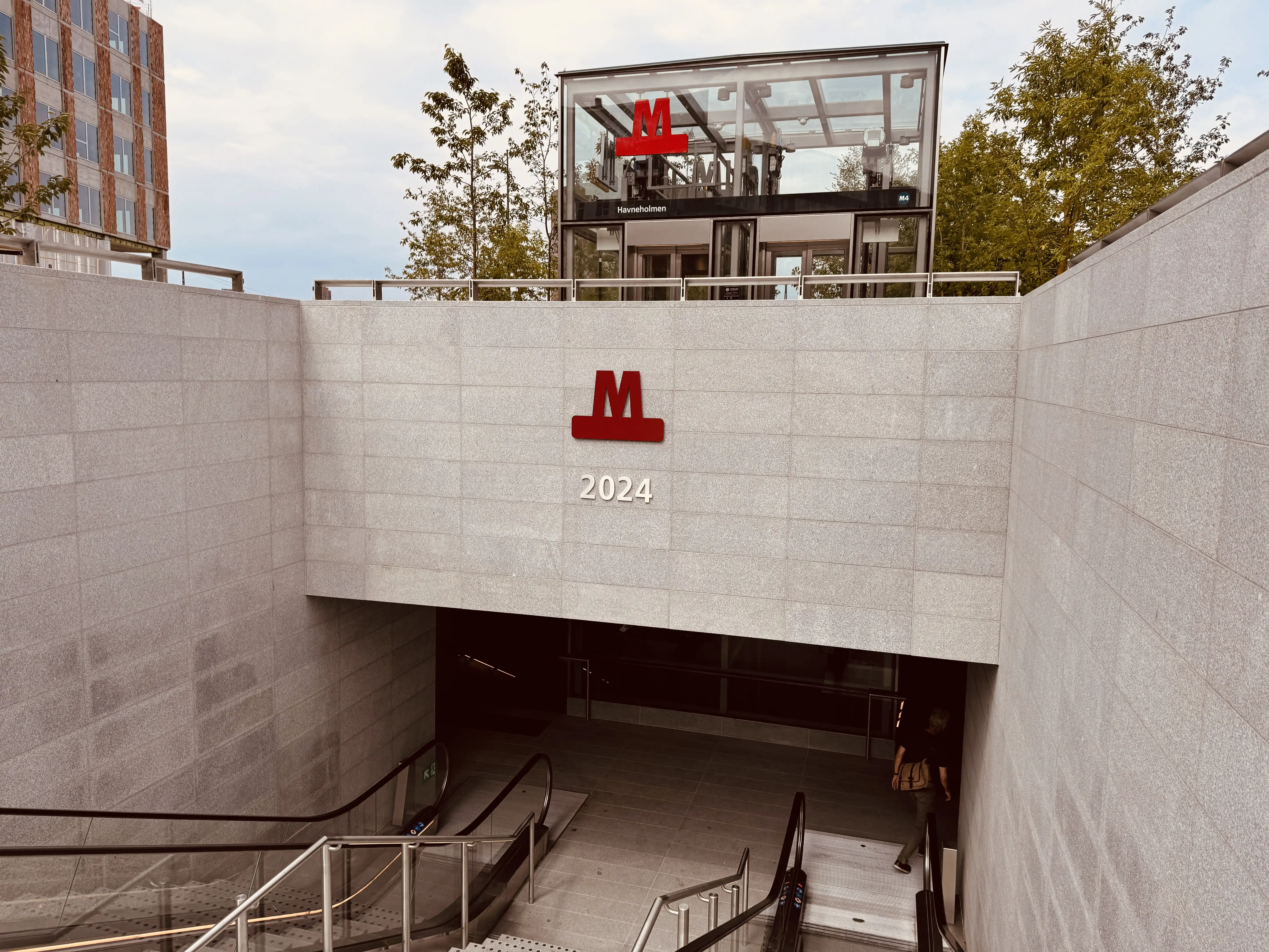 Billede af Havneholmen Metrostation. Billede af Havneholmen Metrostation.