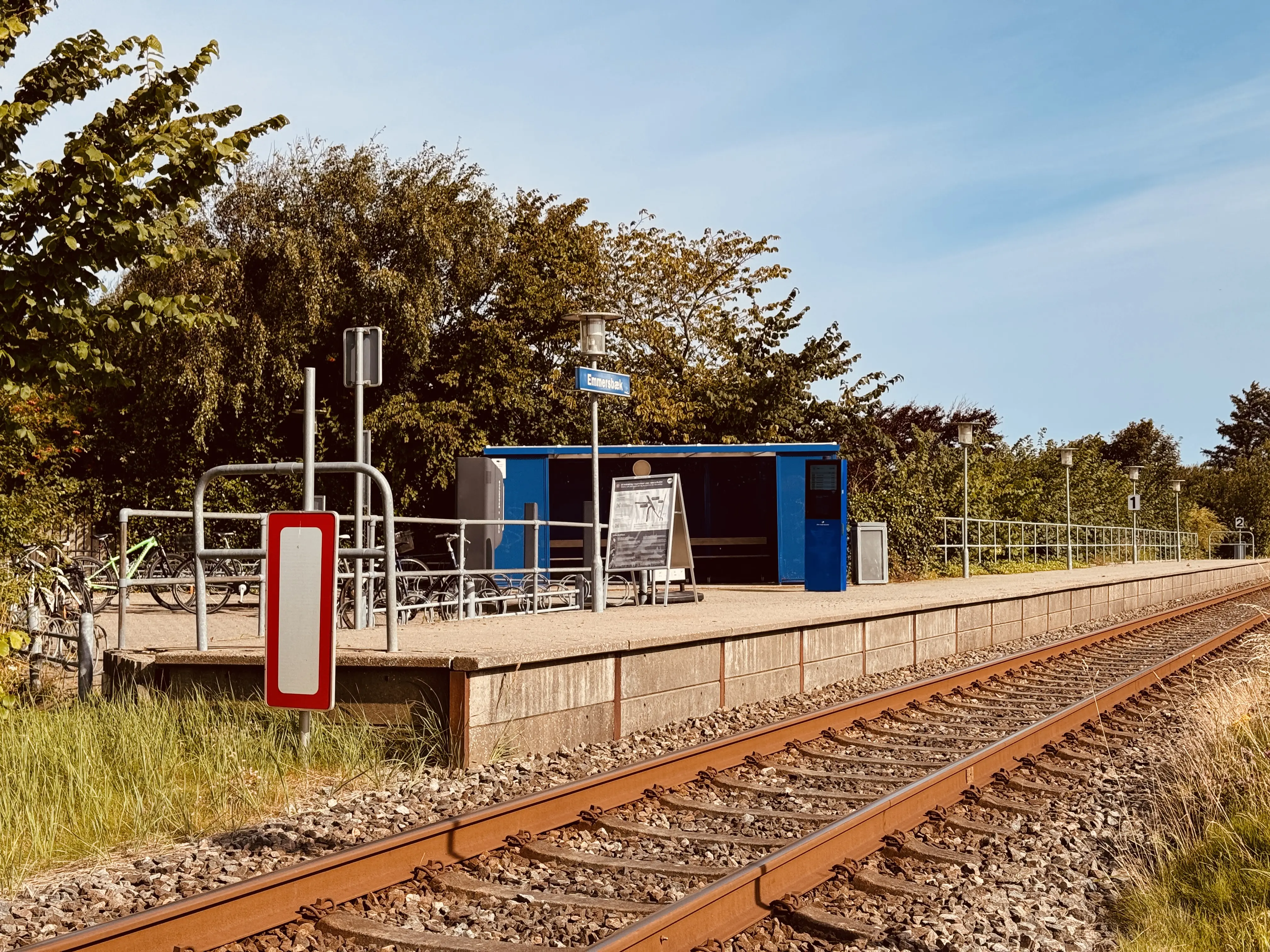Billede af Emmersbæk Trinbræt. Billede af Emmersbæk Trinbræt.