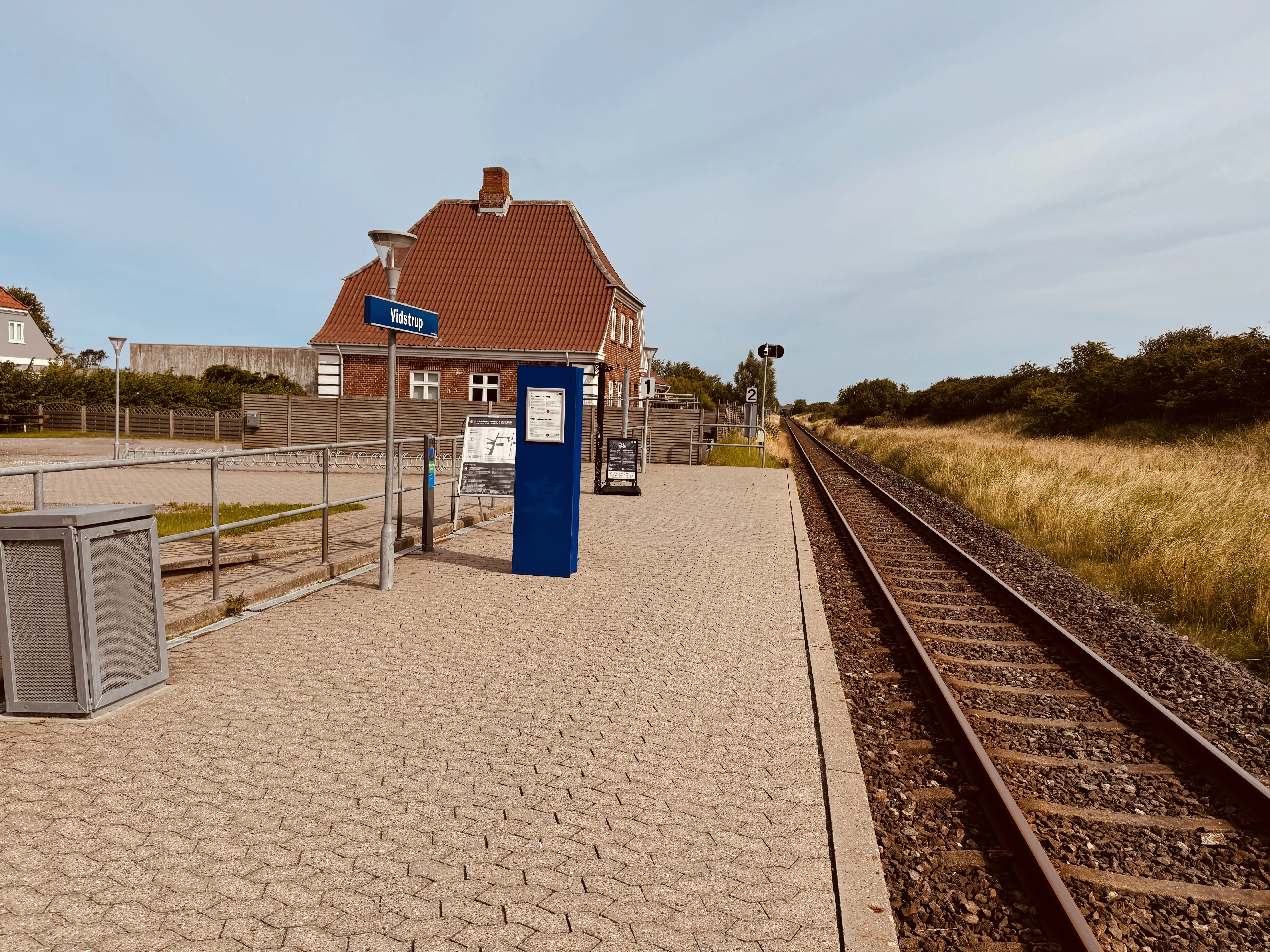 Billede af Vidstrup Station.