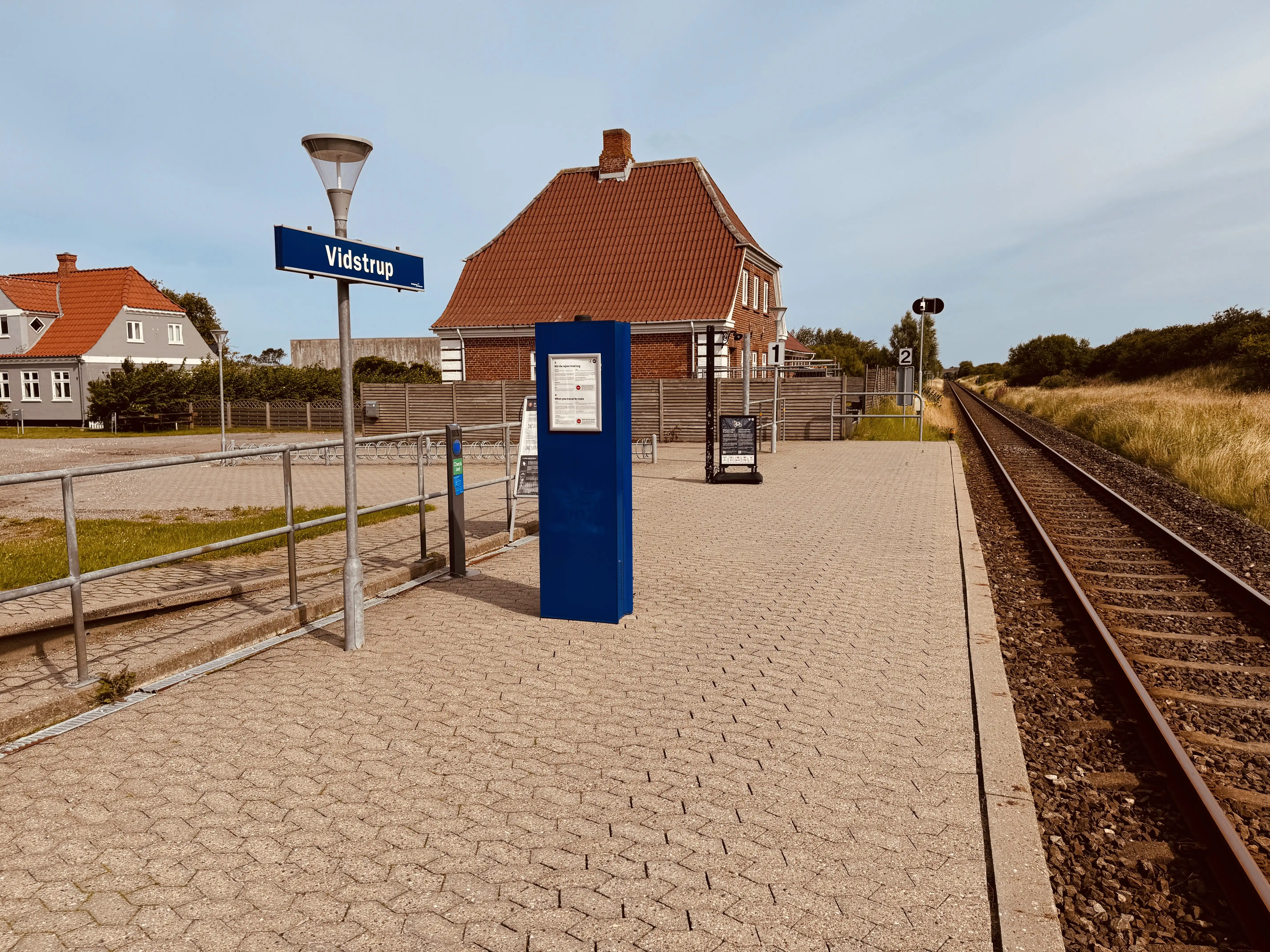 Billede af Vidstrup Station.