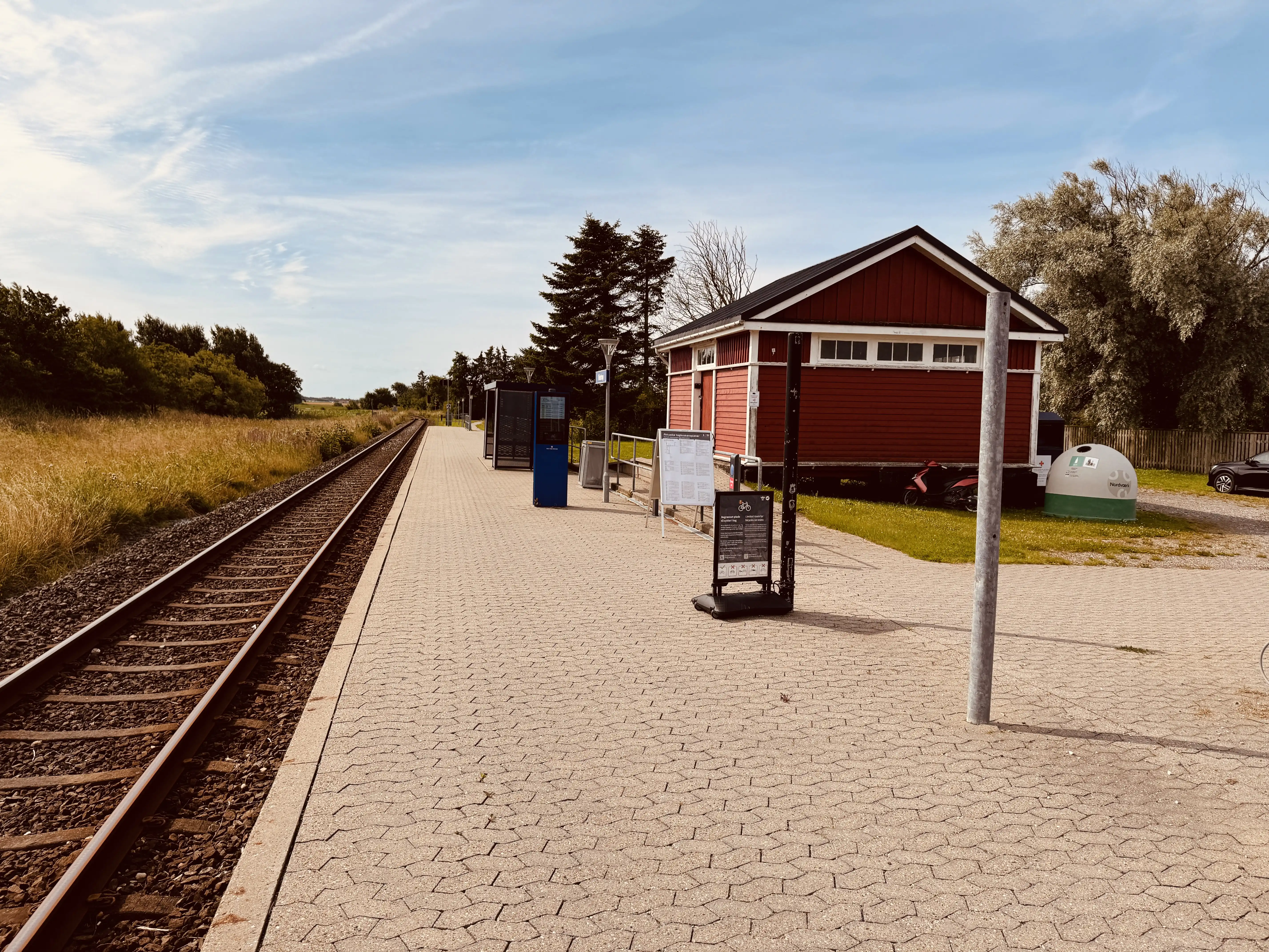 Billede af Vidstrup Stations varehus.