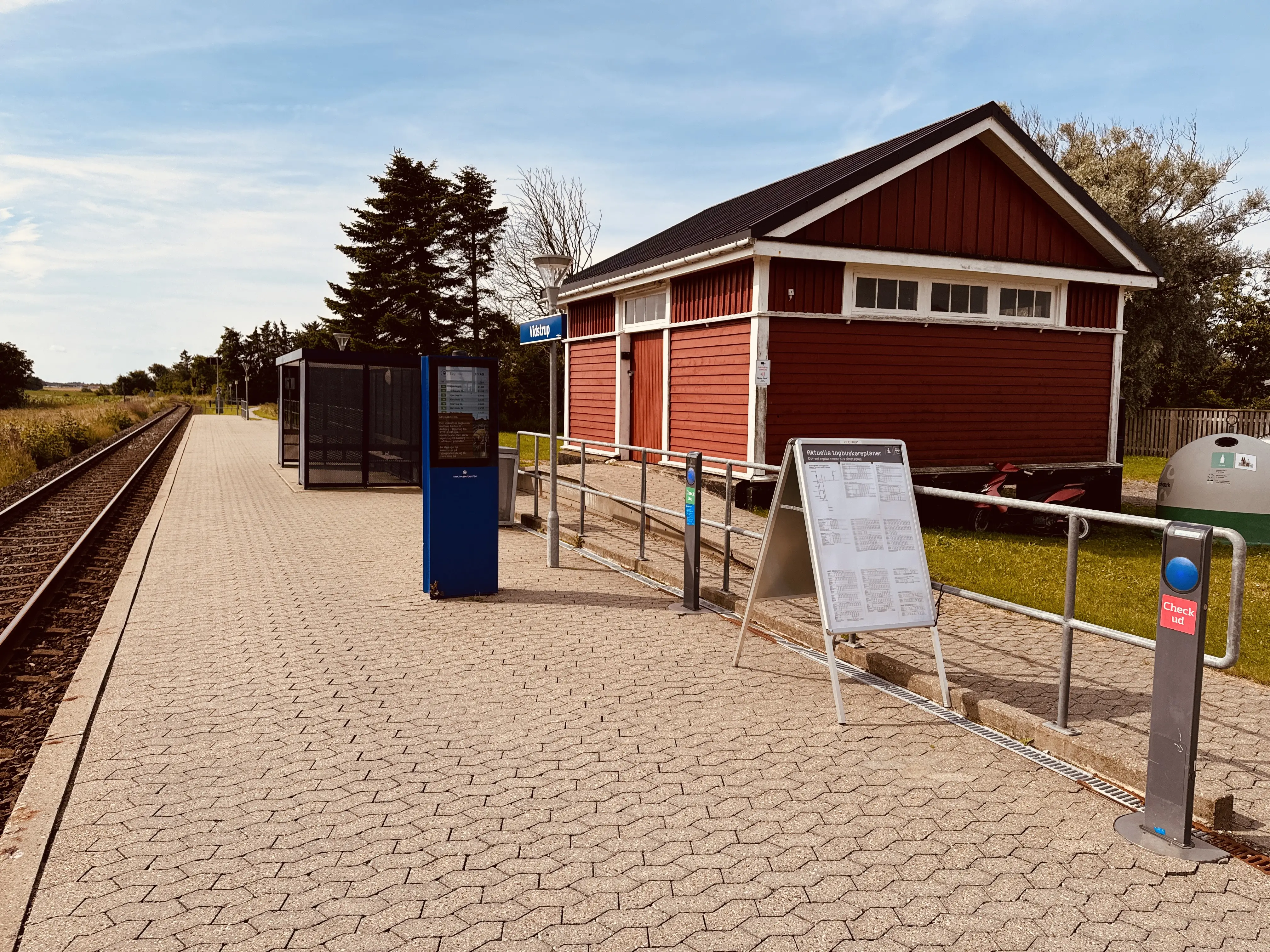 Billede af Vidstrup Stations varehus.