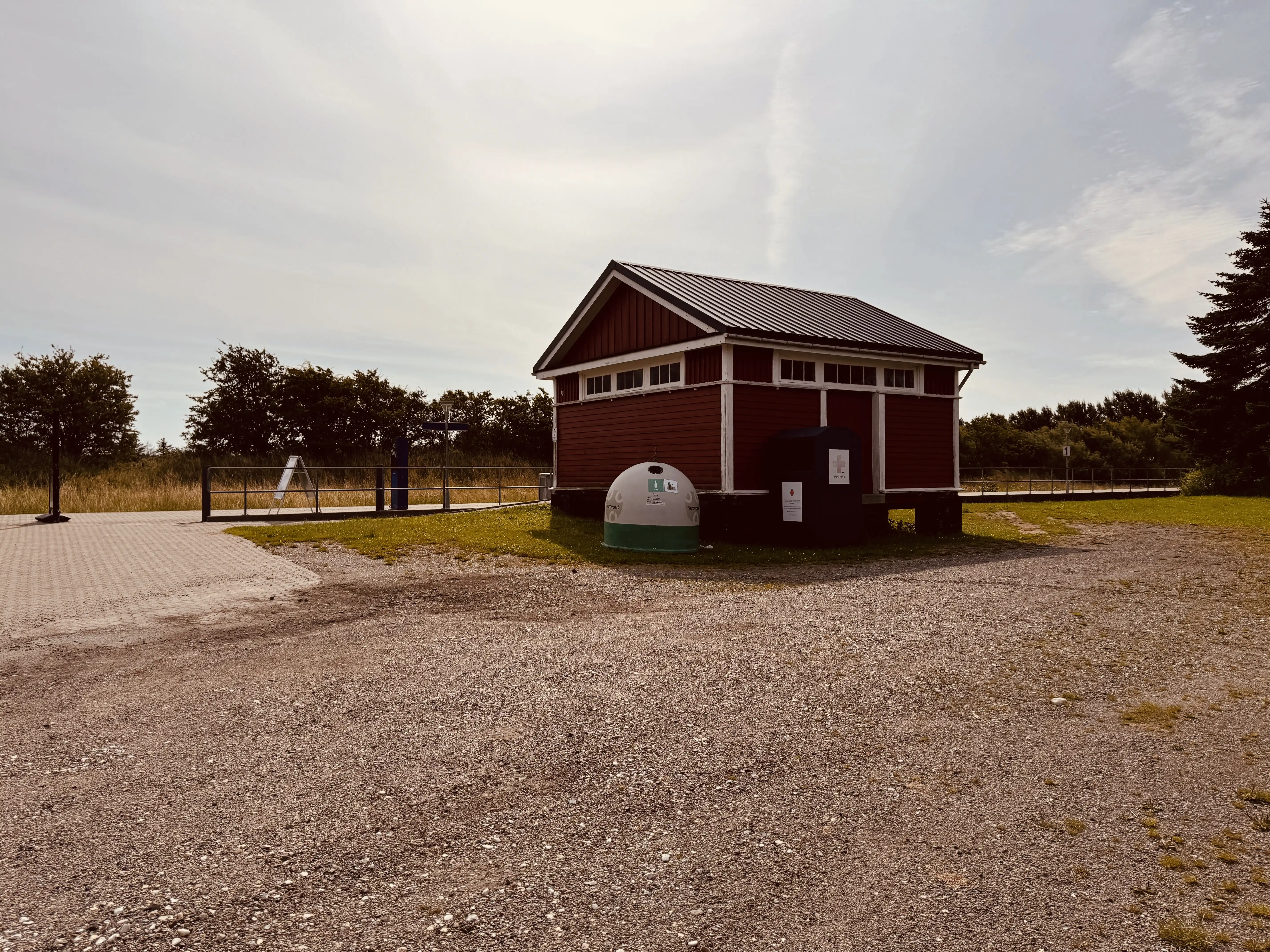 Billede af Vidstrup Stations varehus.