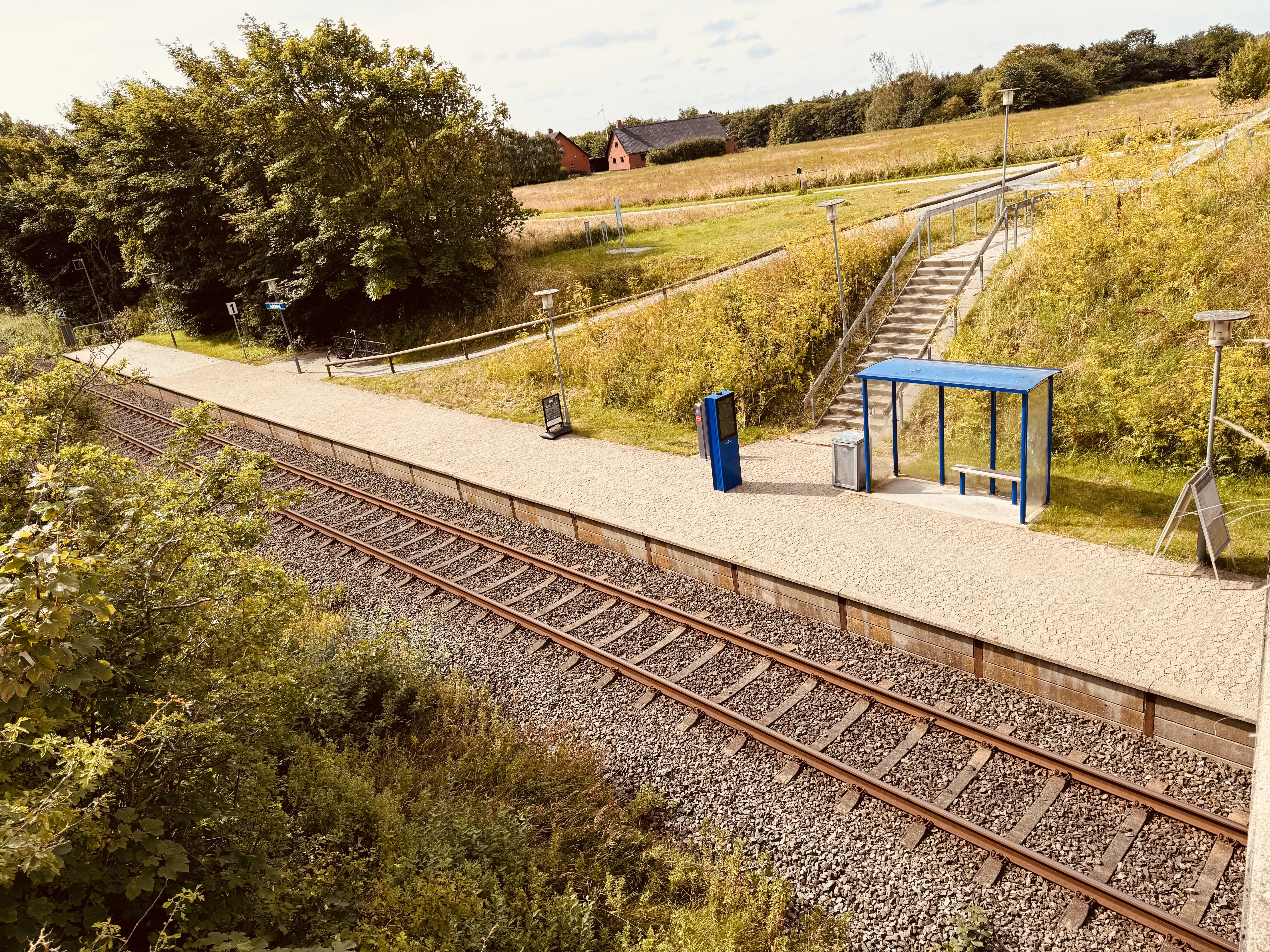 Billede af Teglgårdsvej Trinbræt. Billede af Teglgårdsvej Trinbræt.