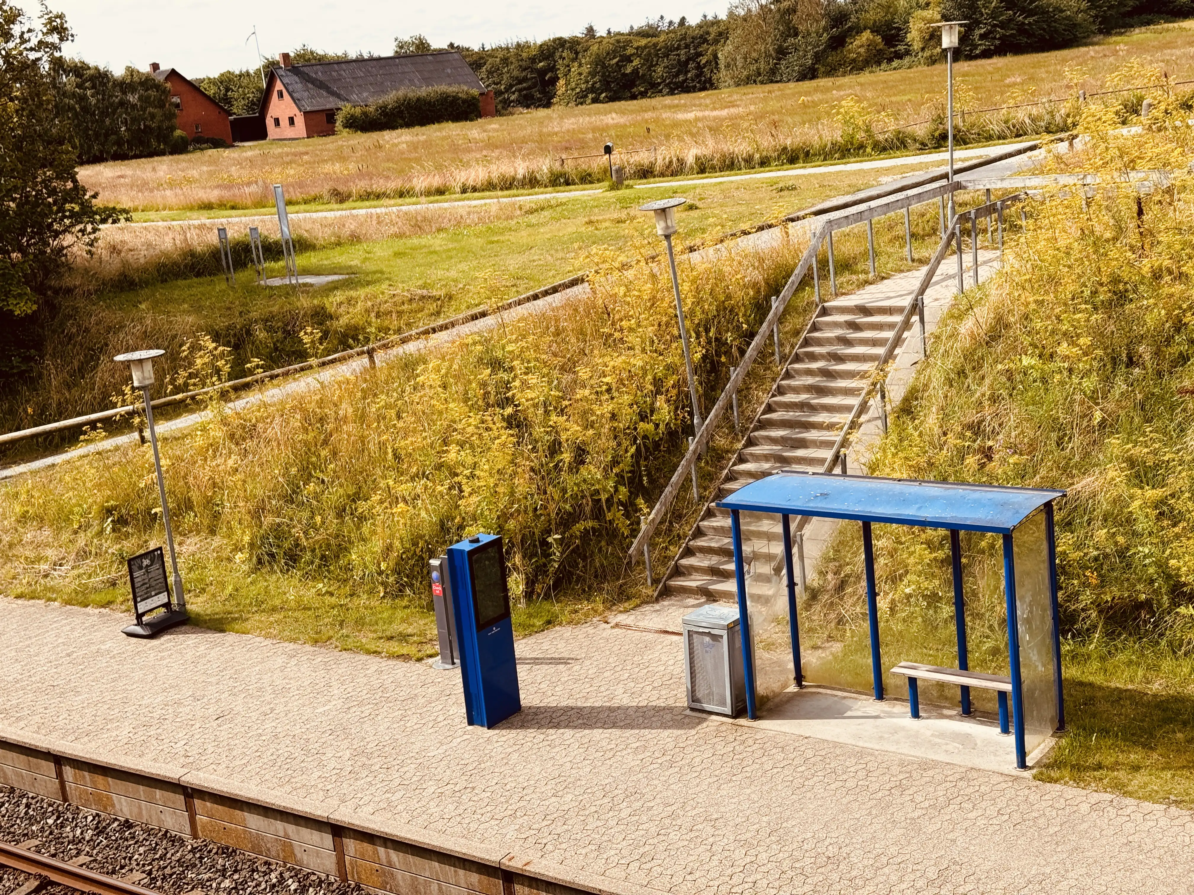 Billede af Teglgårdsvej Trinbræt. Billede af Teglgårdsvej Trinbræt.
