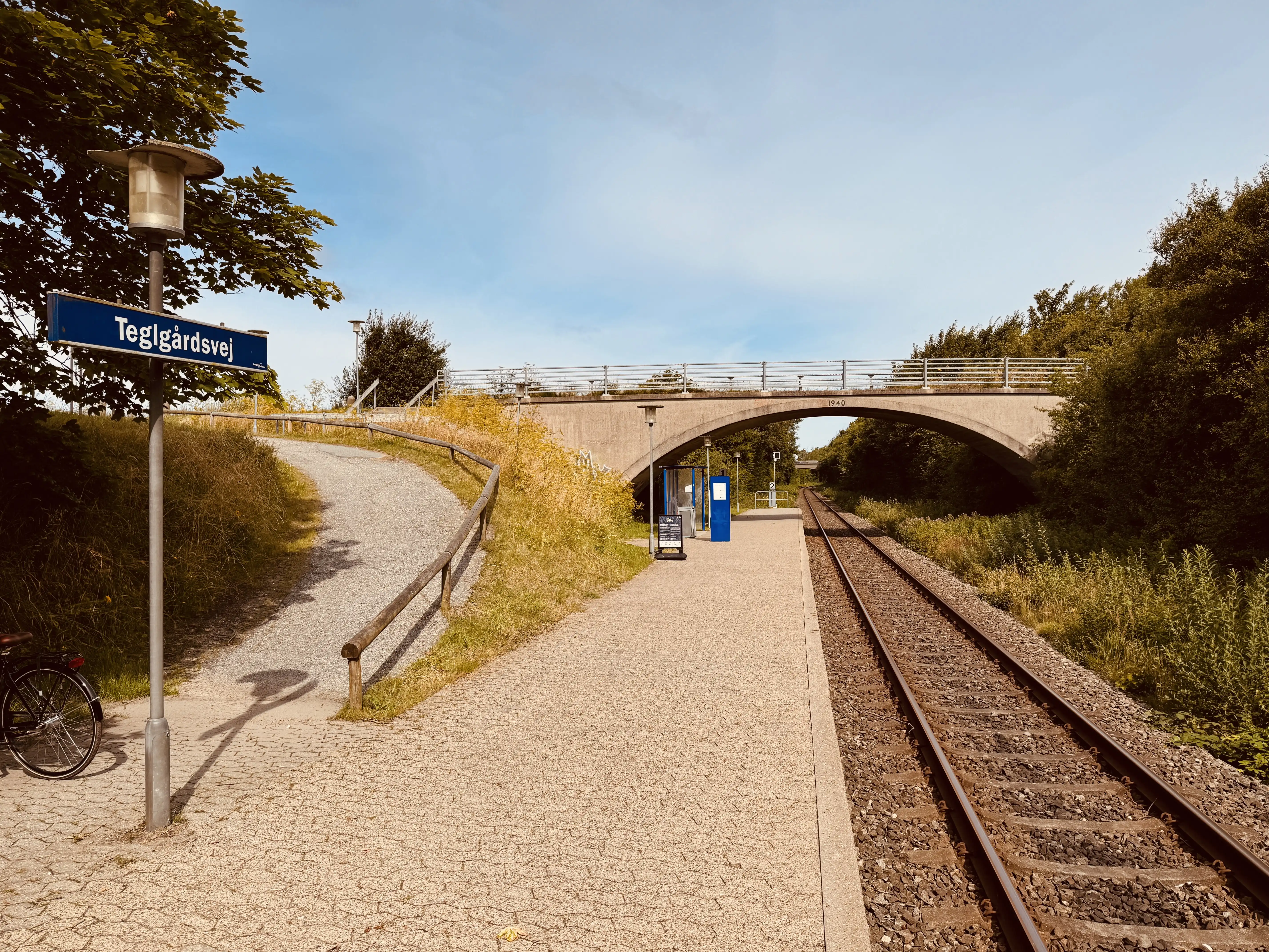 Billede af Teglgårdsvej Trinbræt. Billede af Teglgårdsvej Trinbræt.