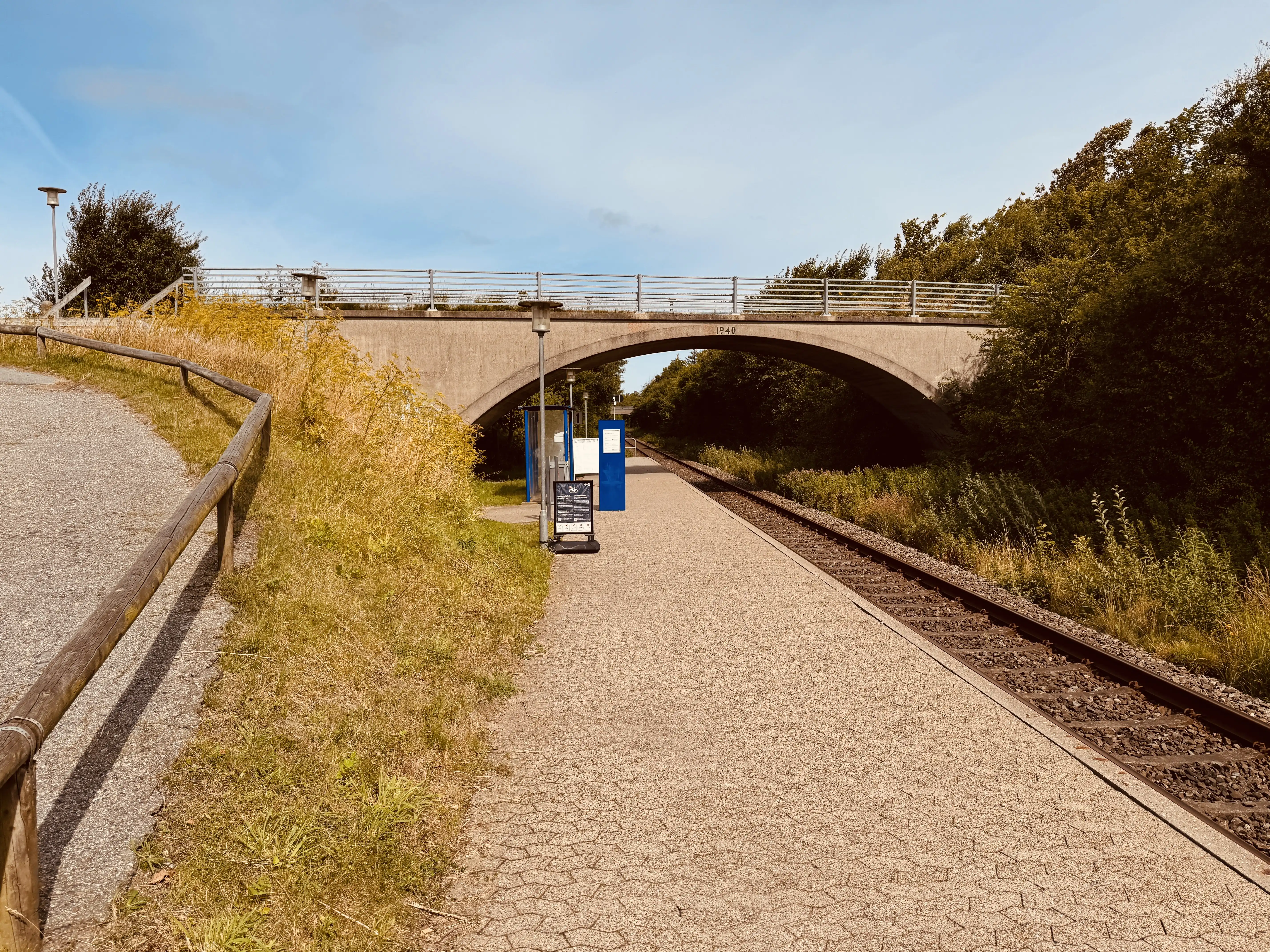 Billede af Teglgårdsvej Trinbræt. Billede af Teglgårdsvej Trinbræt.