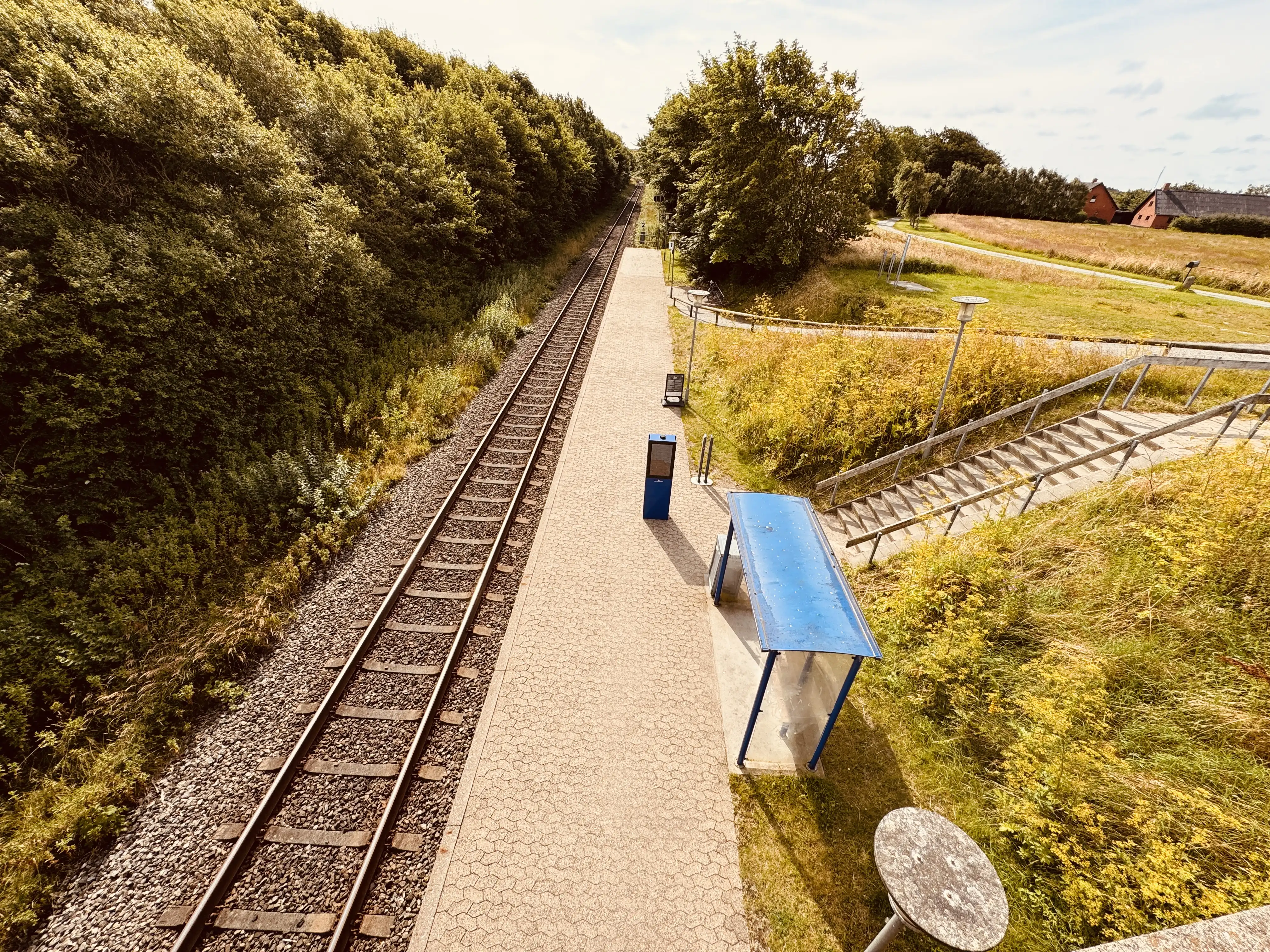 Billede af Teglgårdsvej Trinbræt. Billede af Teglgårdsvej Trinbræt.