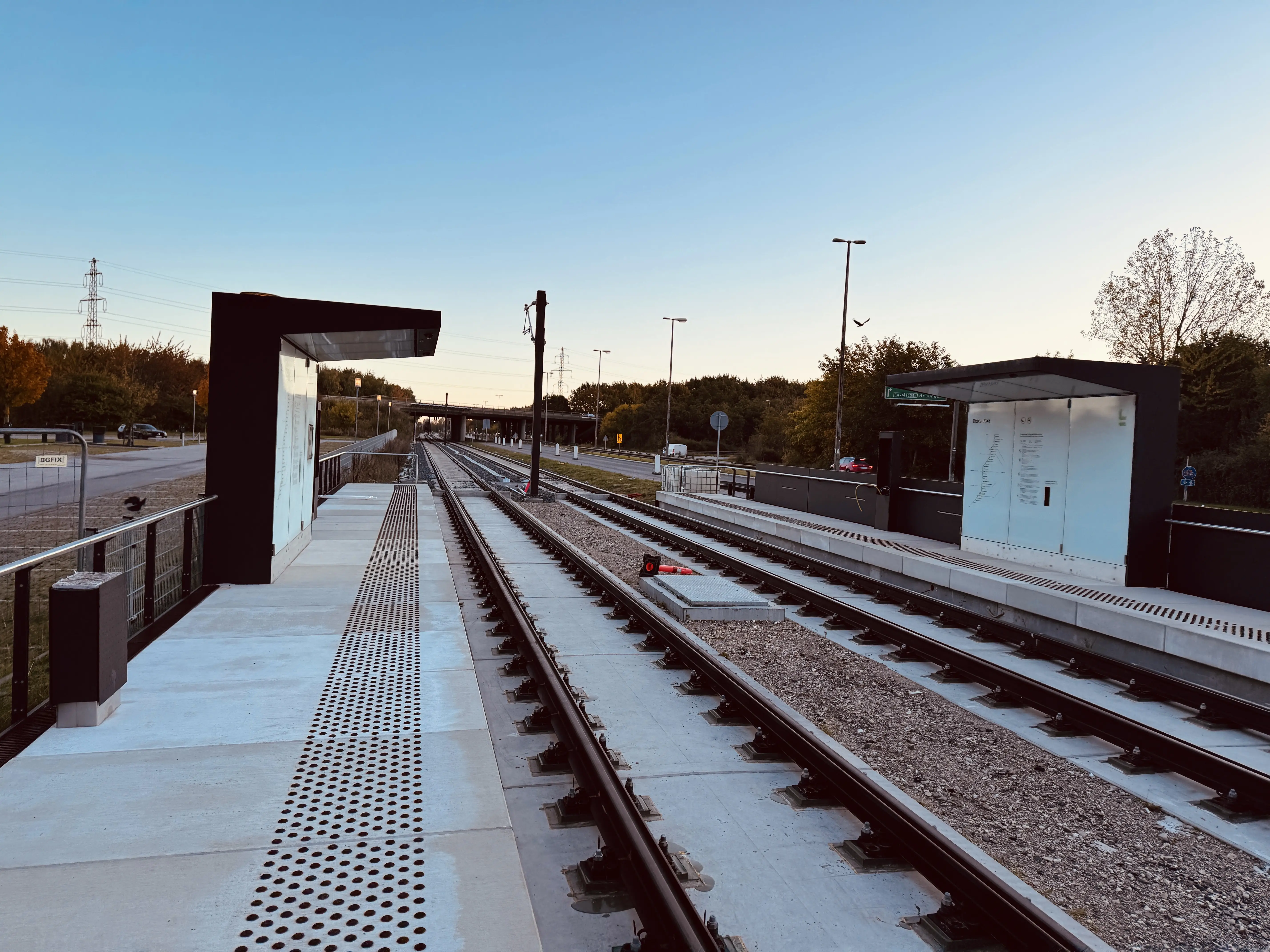 Billede af Delta Park Letbanestation. Billede af Delta Park Letbanestation.