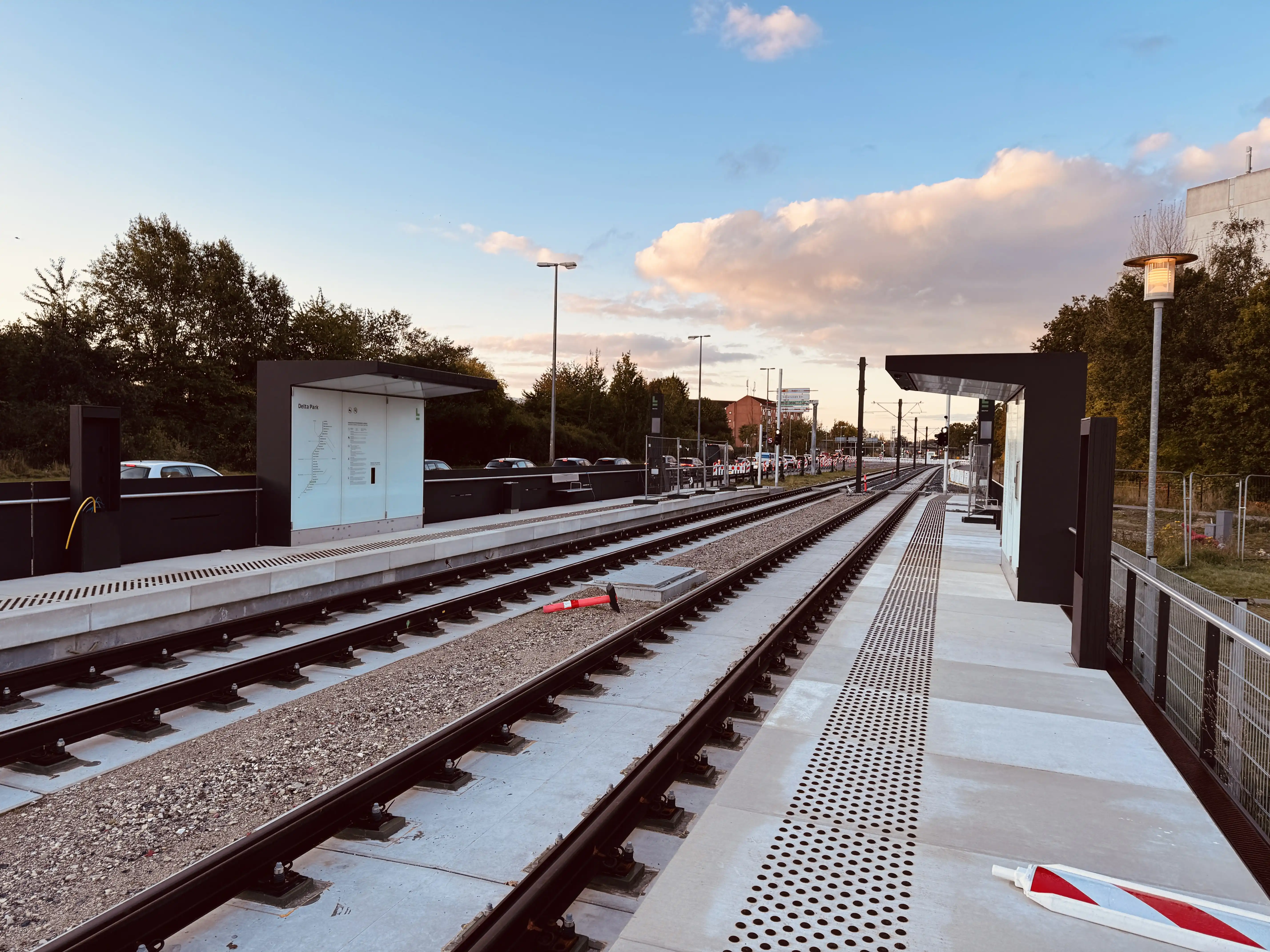 Billede af Delta Park Letbanestation. Billede af Delta Park Letbanestation.