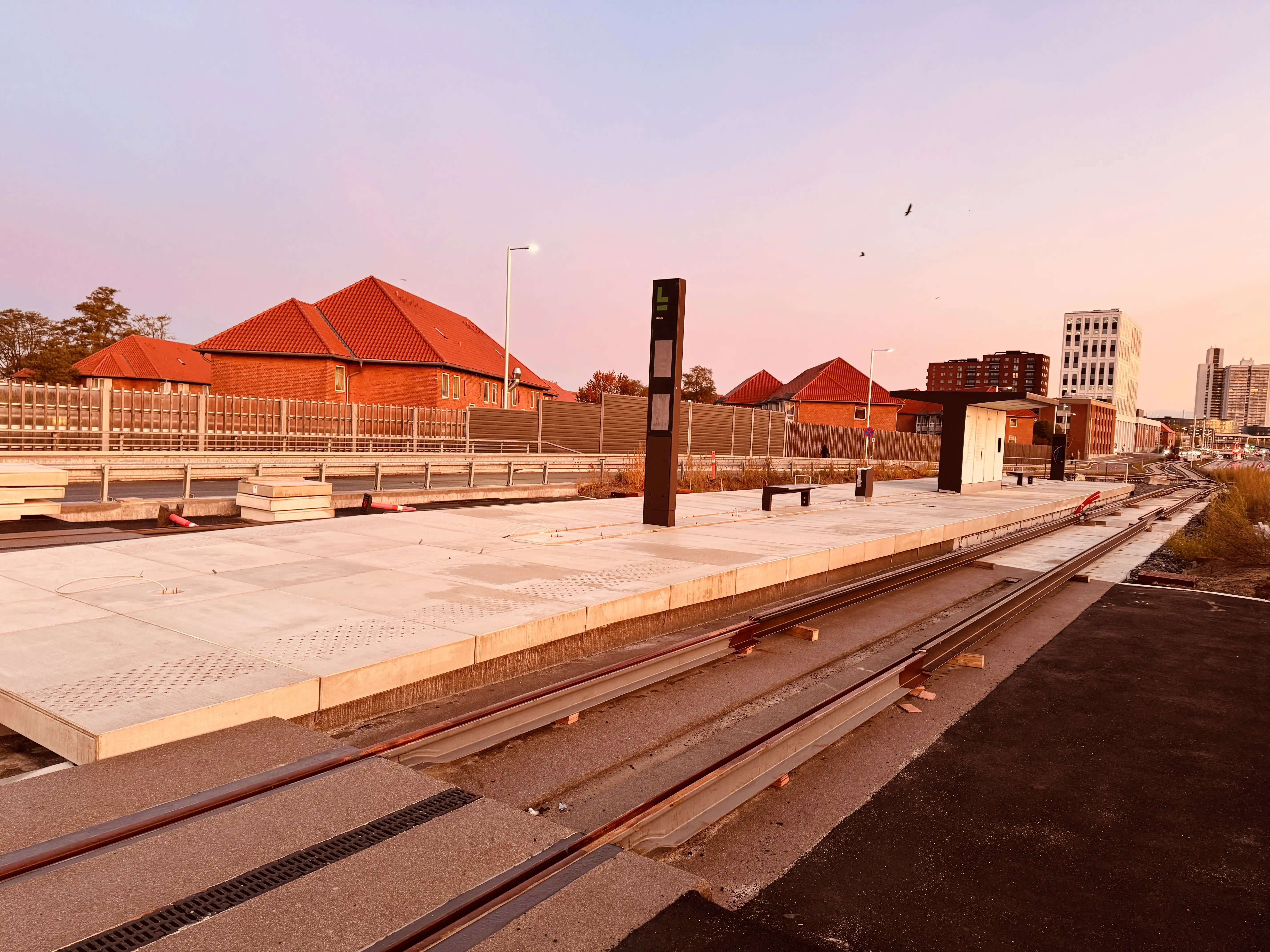 Billede af Herlev Station Letbanestation. Billede af Herlev Station Letbanestation.