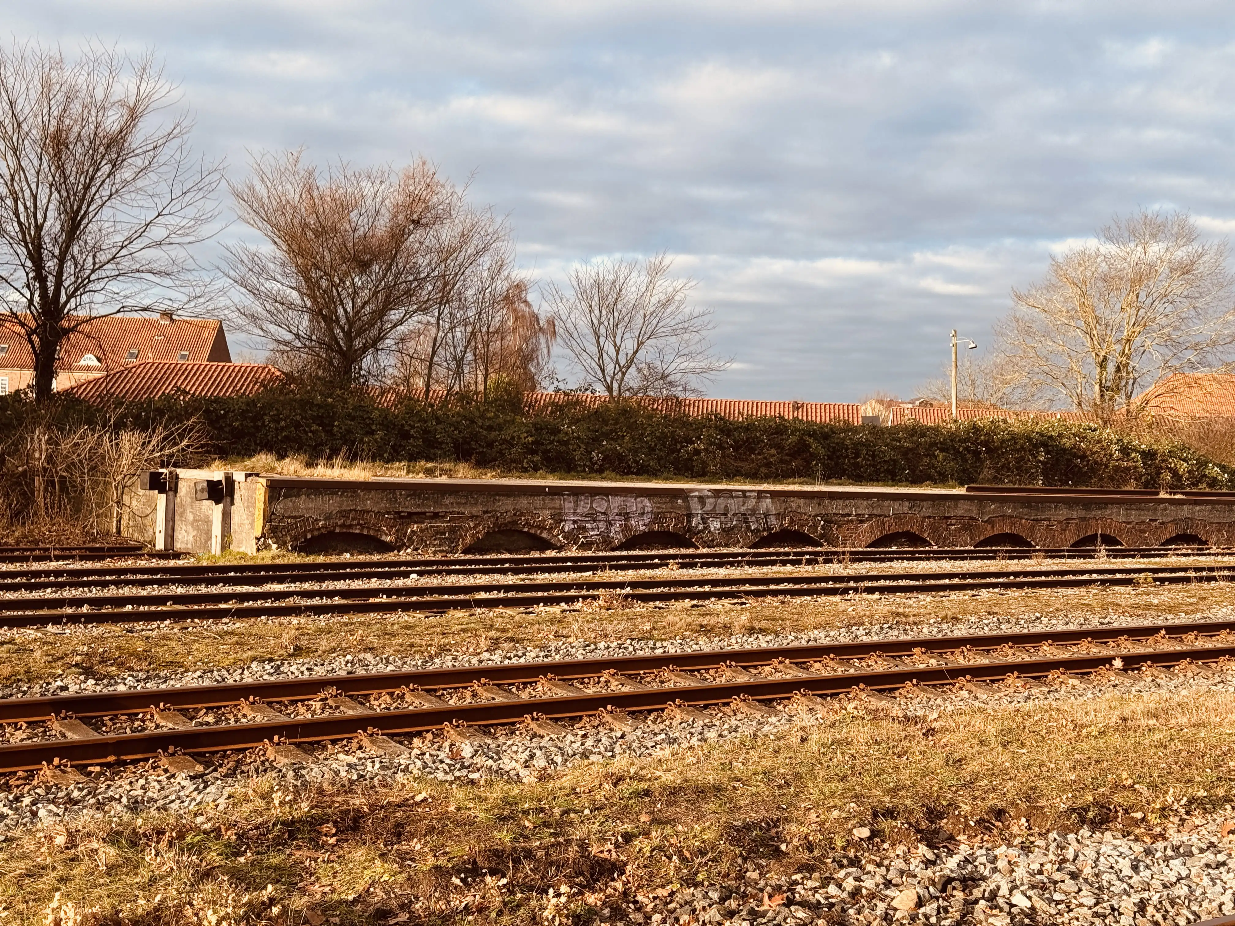 Billede af Tønder H Stations læsserampe. Billede af Tønder H Stations læsserampe.