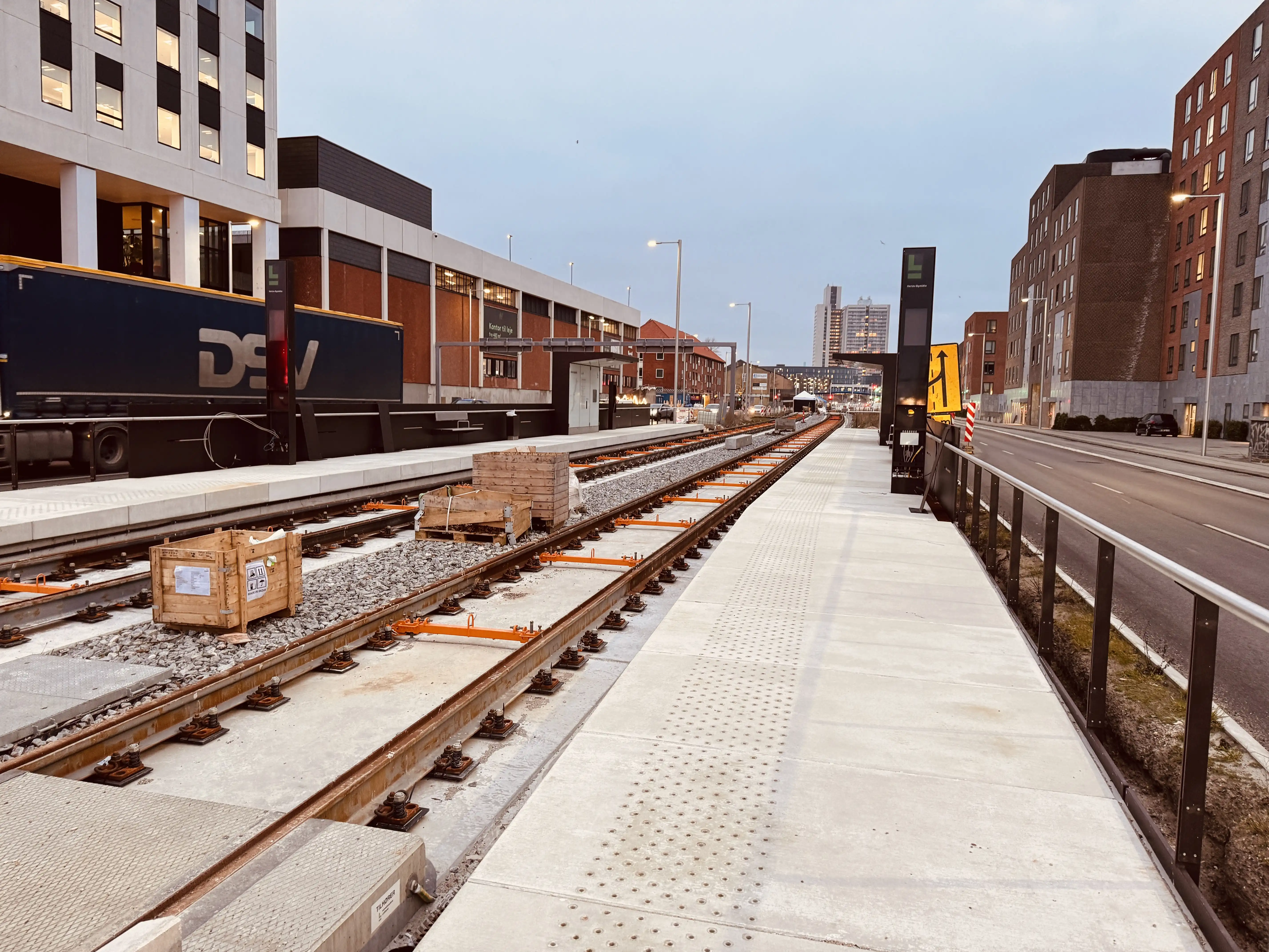 Billede af Herlev Bymidte Letbanestation. Billede af Herlev Bymidte Letbanestation.