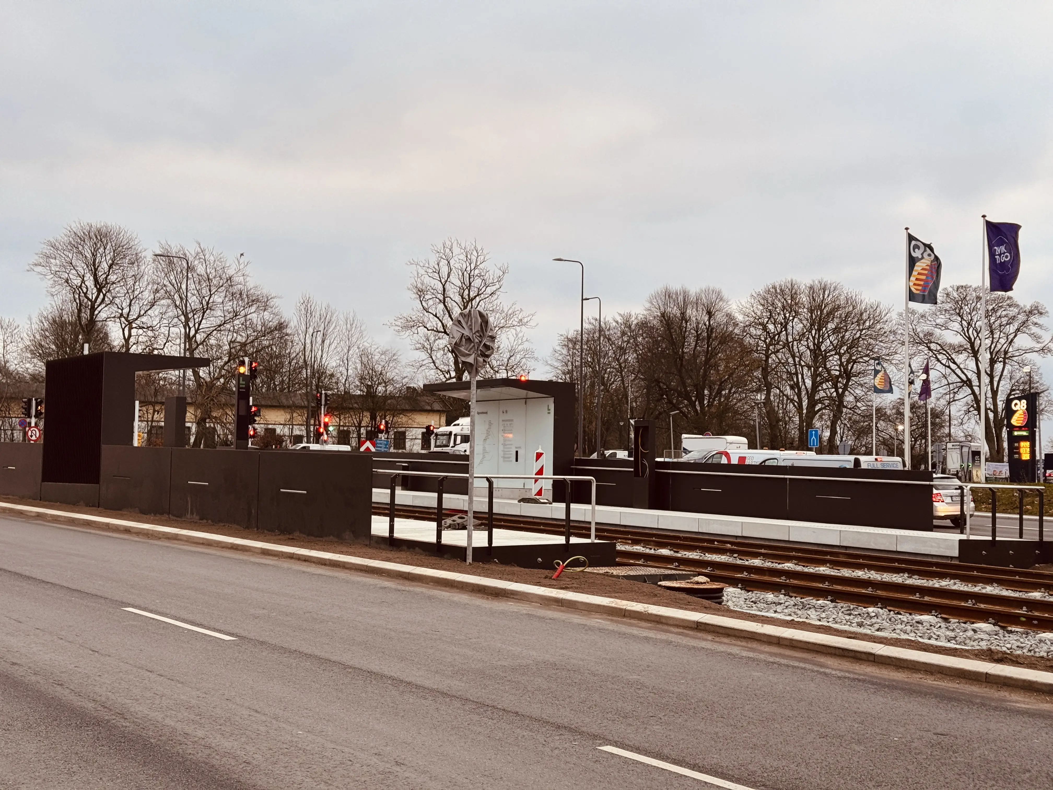 Billede af Dynamovej Letbanestation. Billede af Dynamovej Letbanestation.