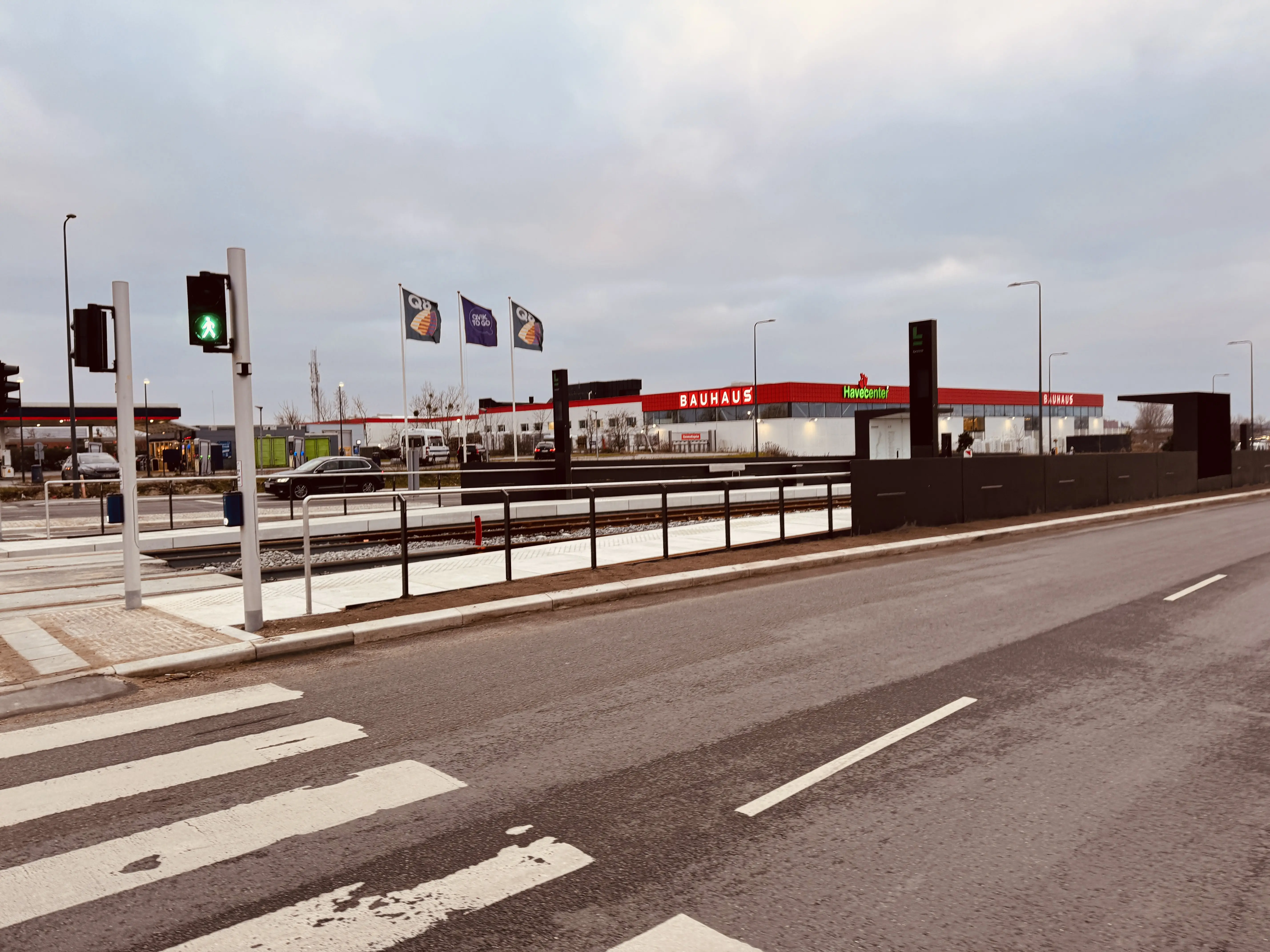 Billede af Dynamovej Letbanestation. Billede af Dynamovej Letbanestation.