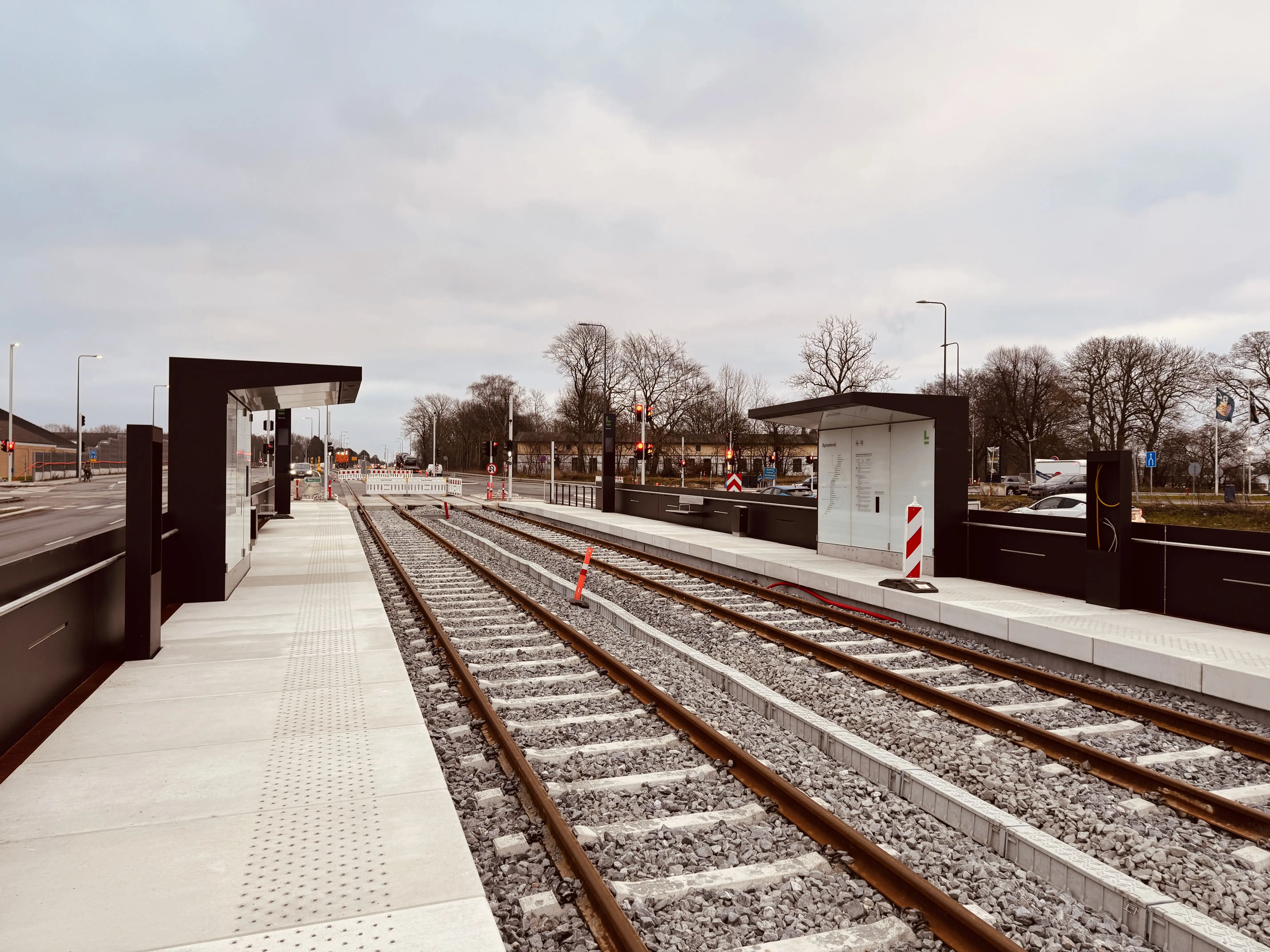 Billede af Dynamovej Letbanestation. Billede af Dynamovej Letbanestation.