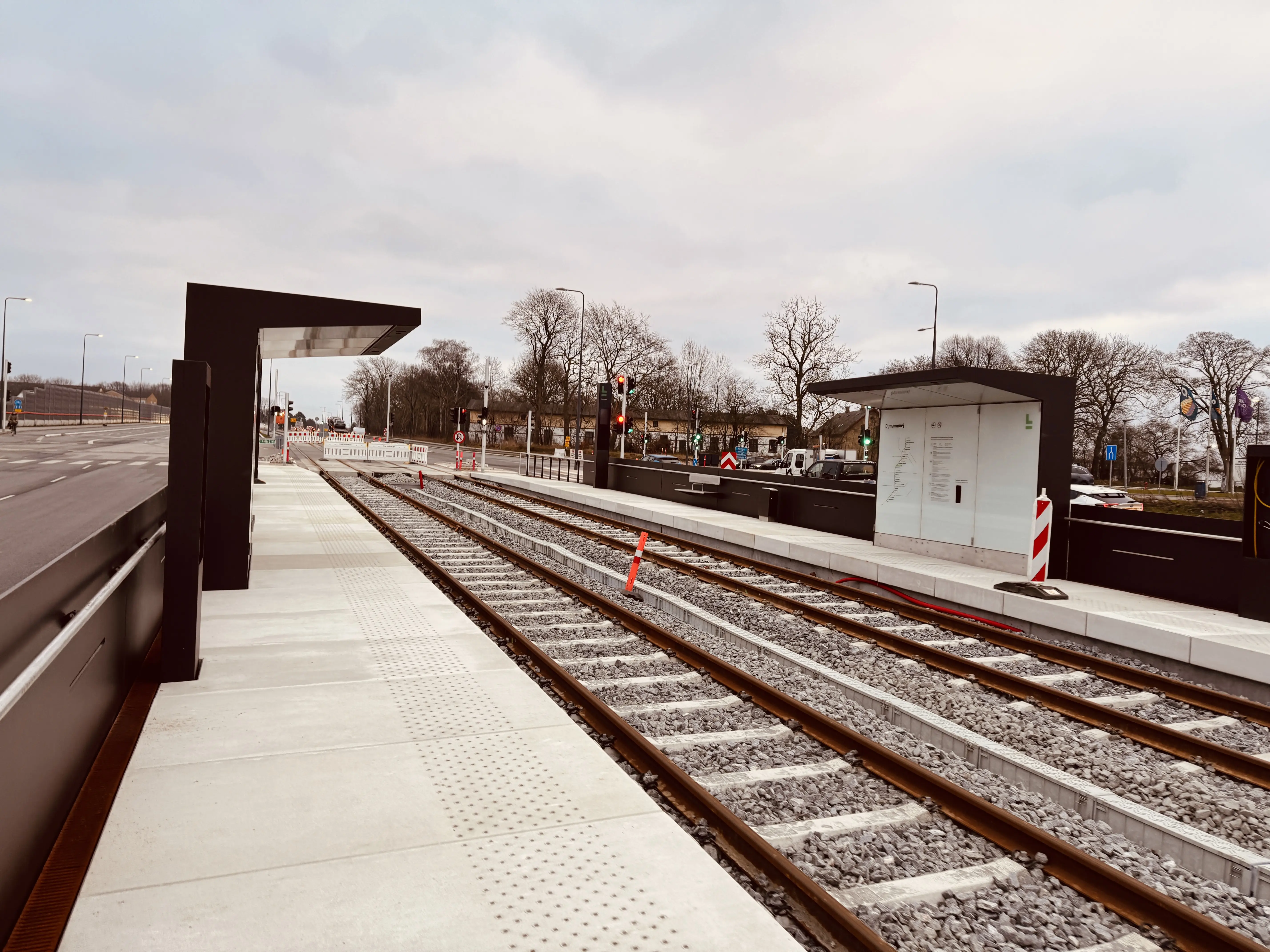 Billede af Dynamovej Letbanestation. Billede af Dynamovej Letbanestation.