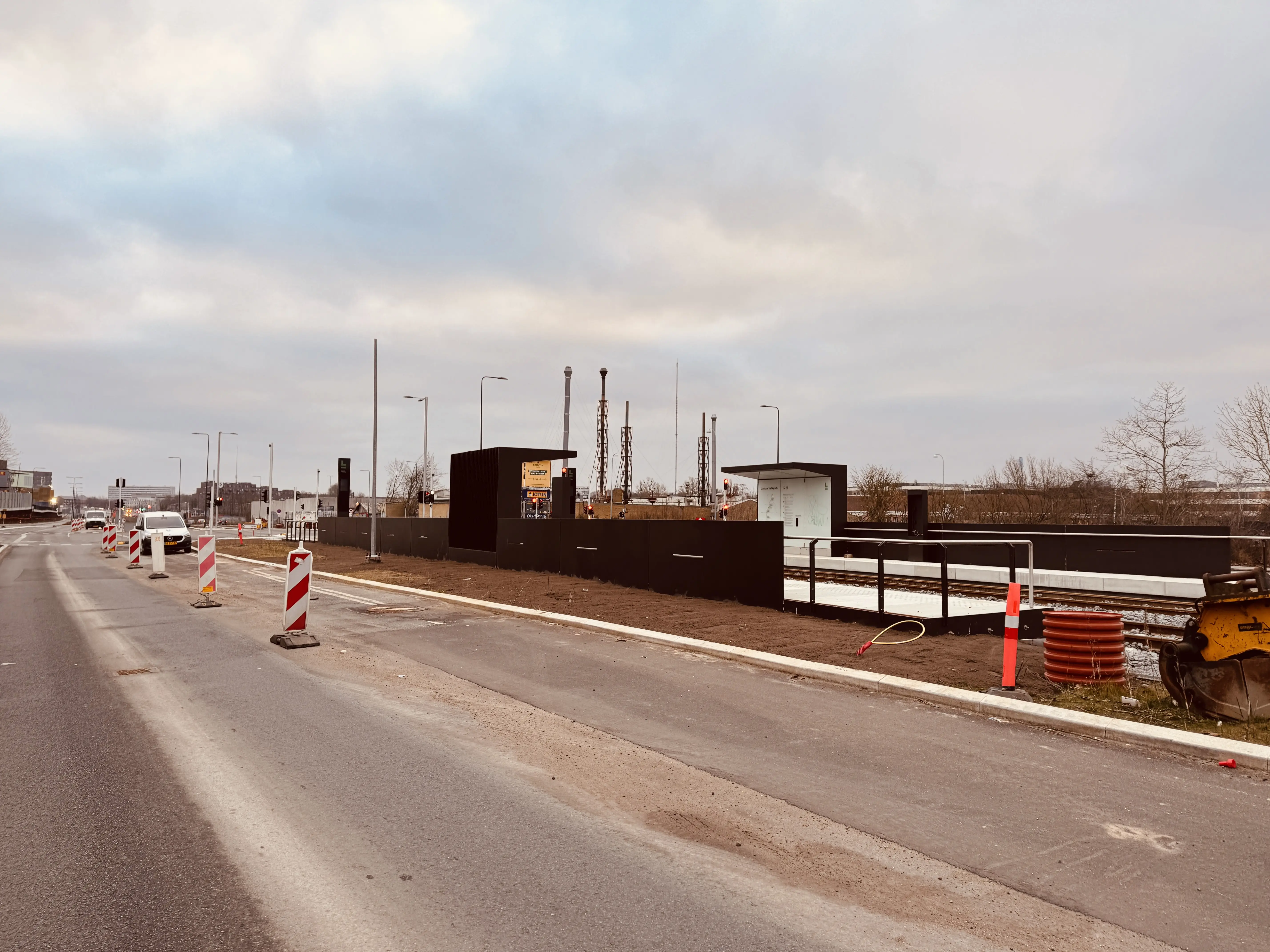 Billede af Gladsaxe Trafikplads Letbanestation.