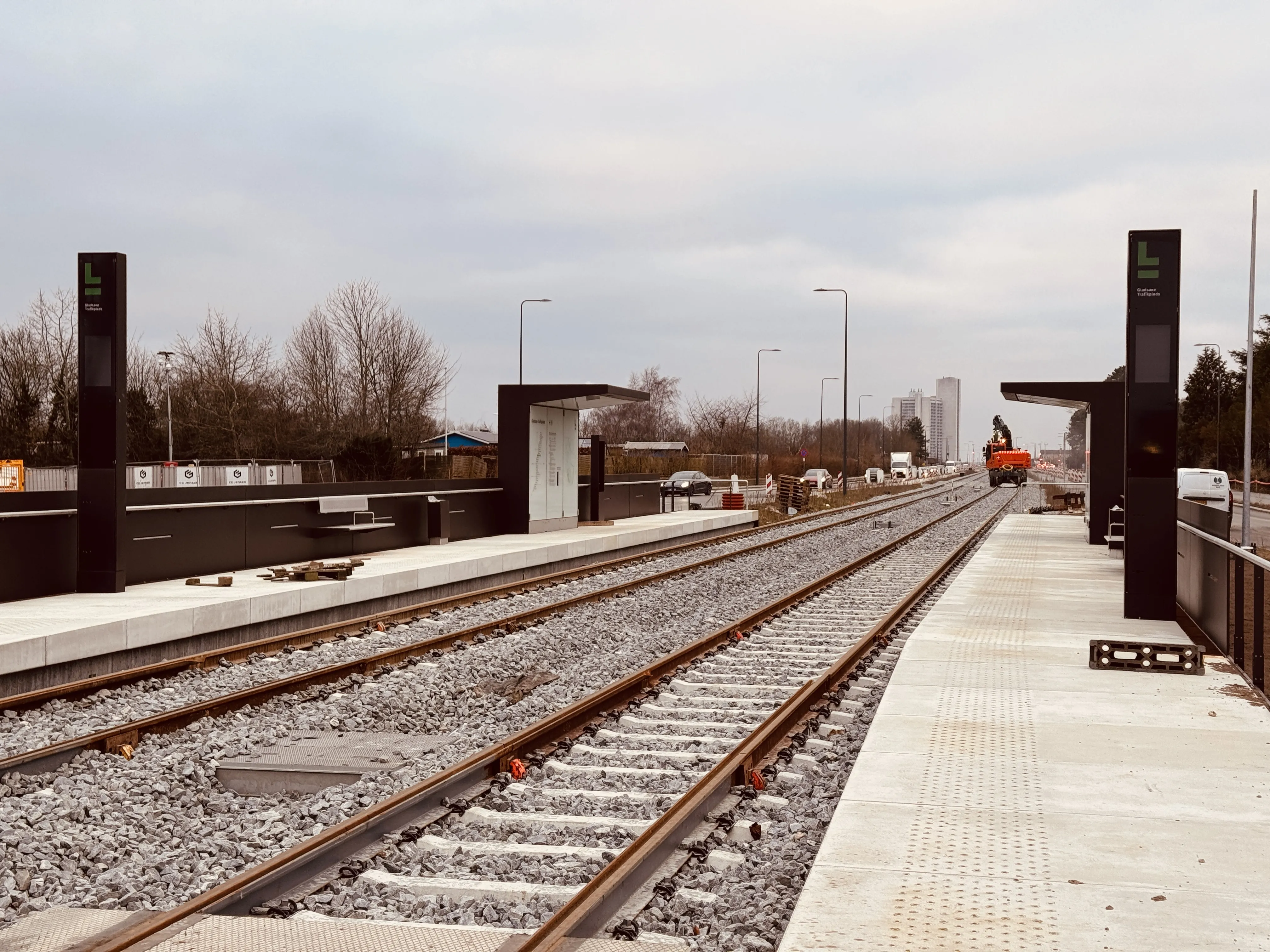 Billede af Gladsaxe Trafikplads Letbanestation.