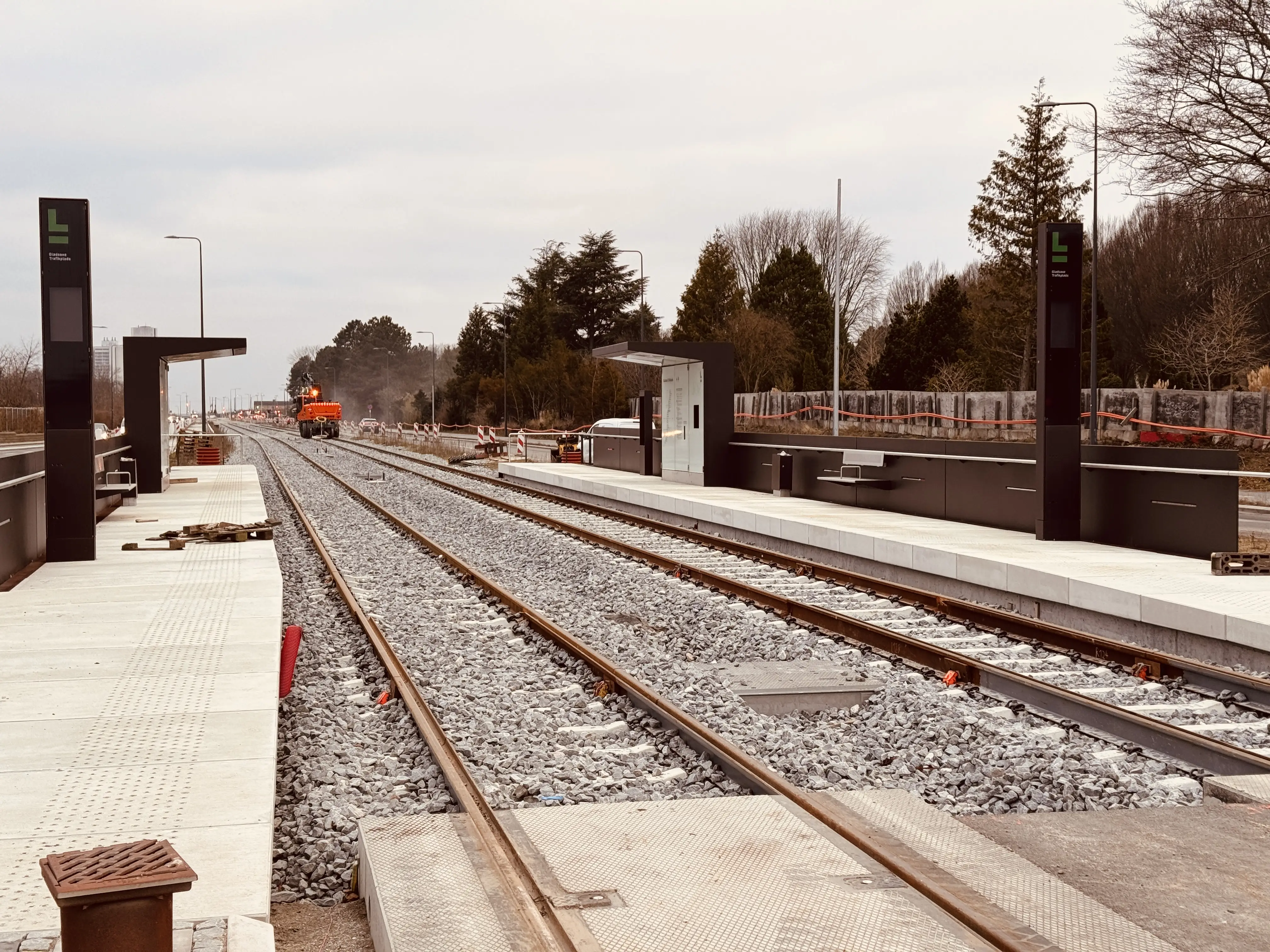 Billede af Gladsaxe Trafikplads Letbanestation.