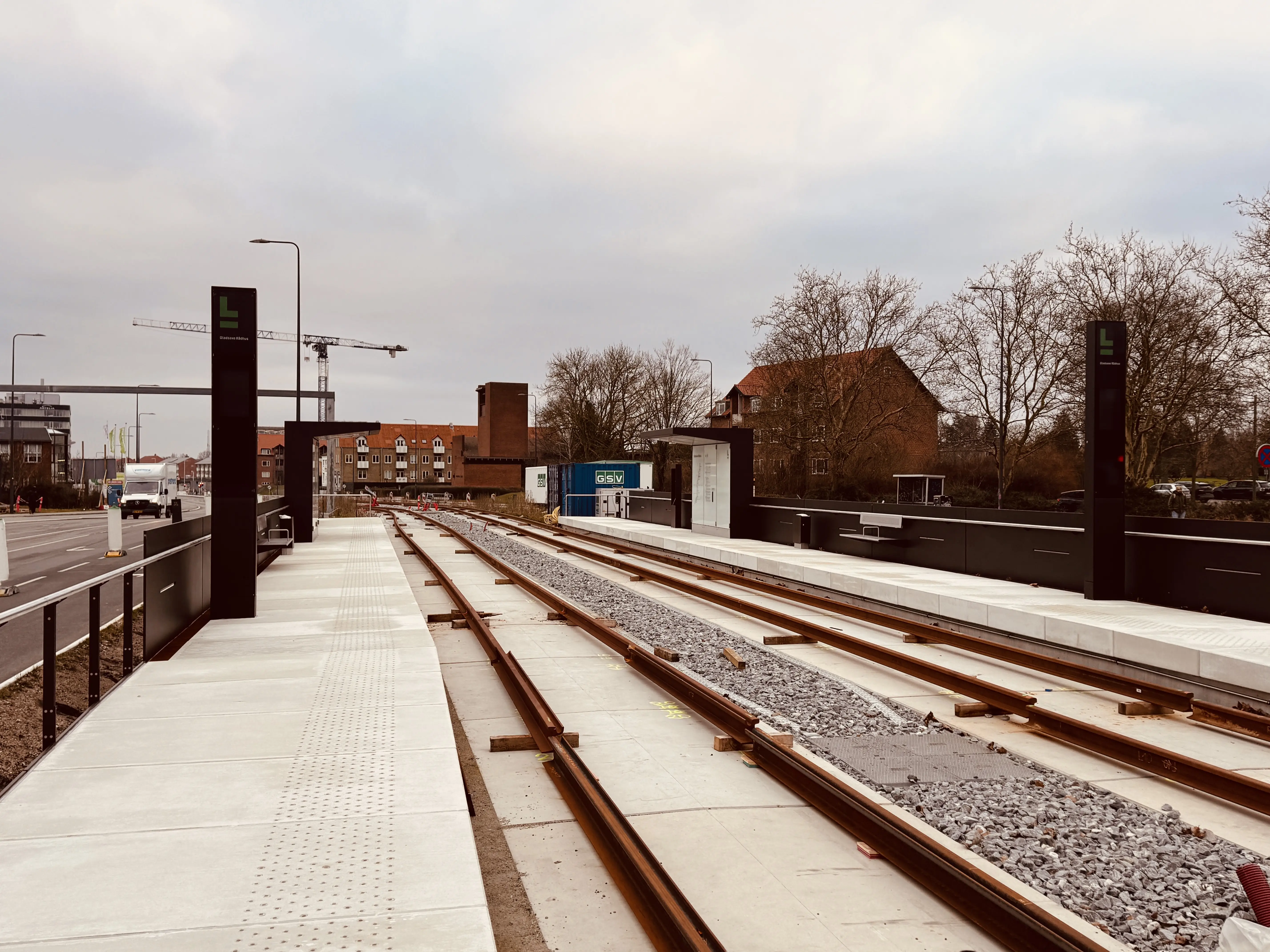 Billede af Gladsaxe Rådhus Letbanestation. Billede af Gladsaxe Rådhus Letbanestation.