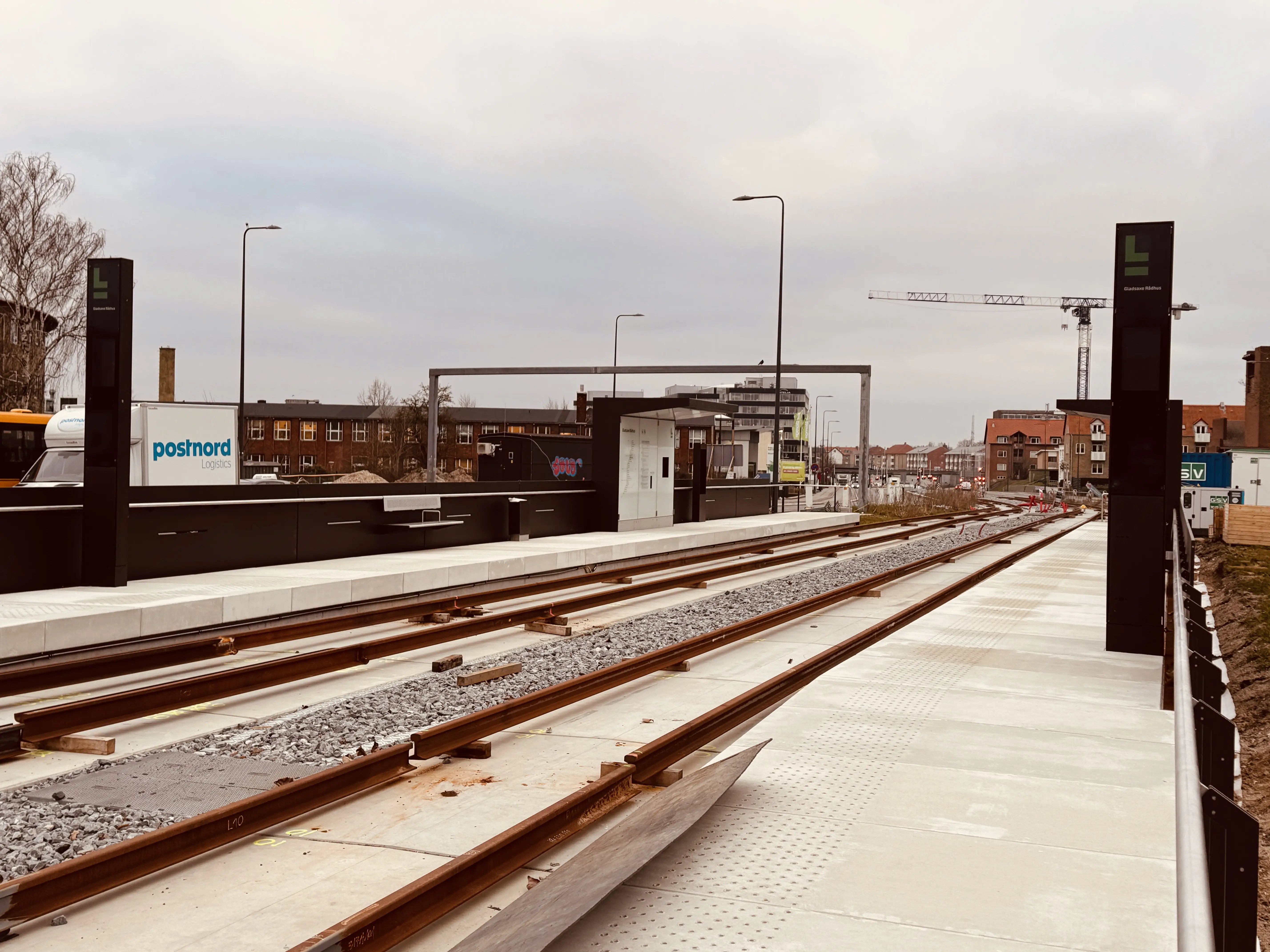 Billede af Gladsaxe Rådhus Letbanestation. Billede af Gladsaxe Rådhus Letbanestation.