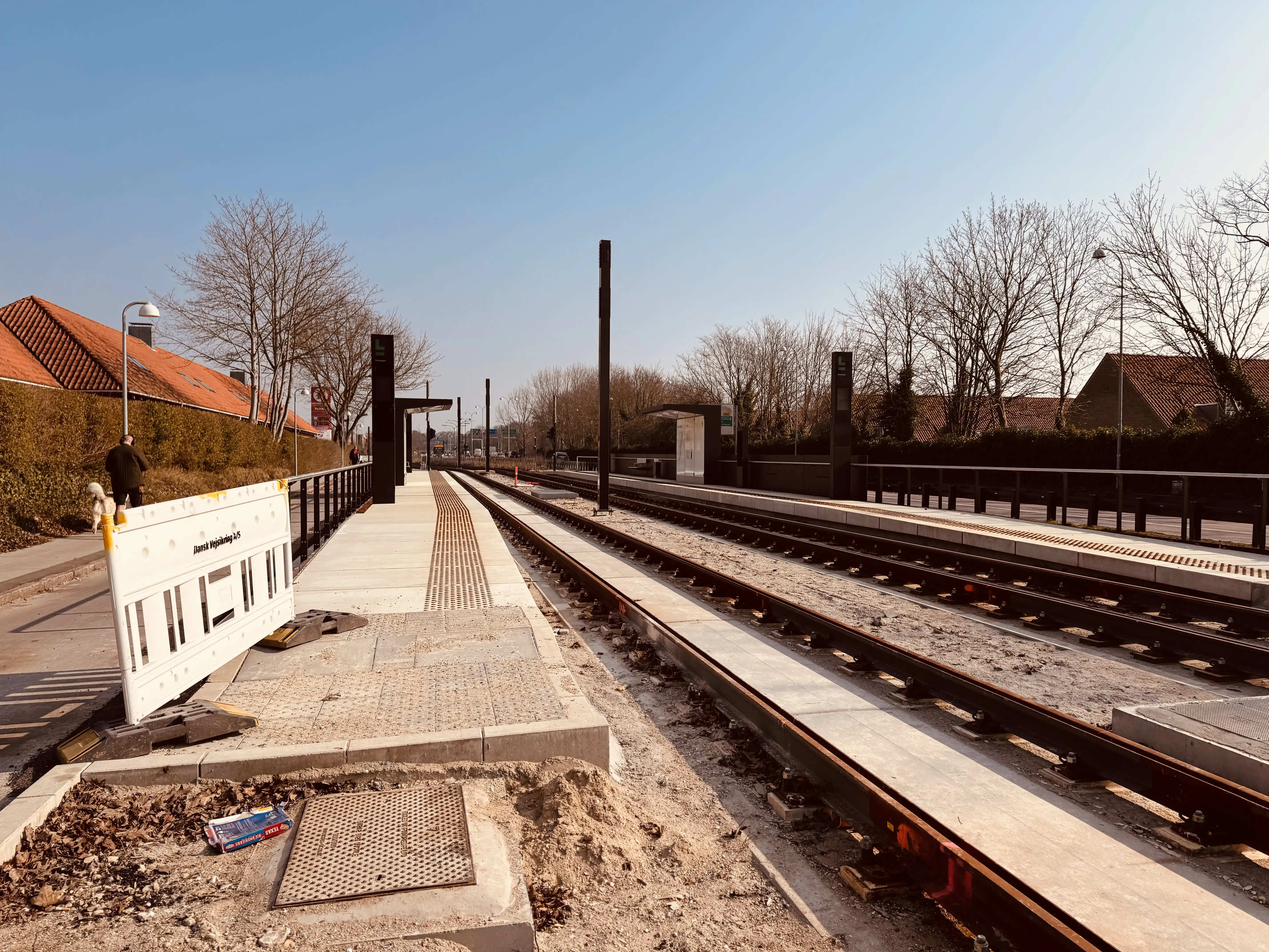 Billede af Fortunbyen Letbanestation.