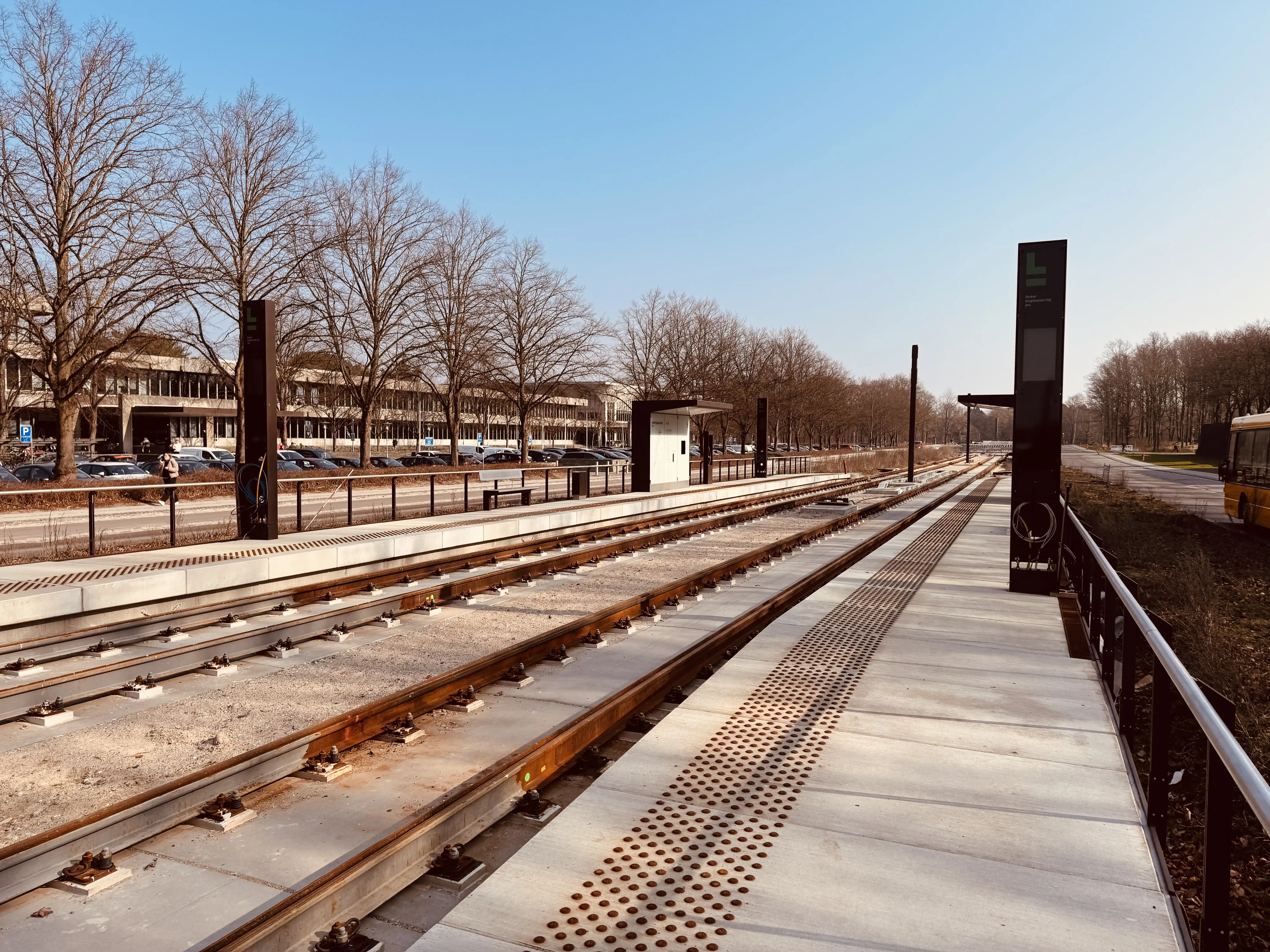 Billede af Anker Engelunds Vej DTU Letbanestation. Billede af Anker Engelunds Vej DTU Letbanestation.