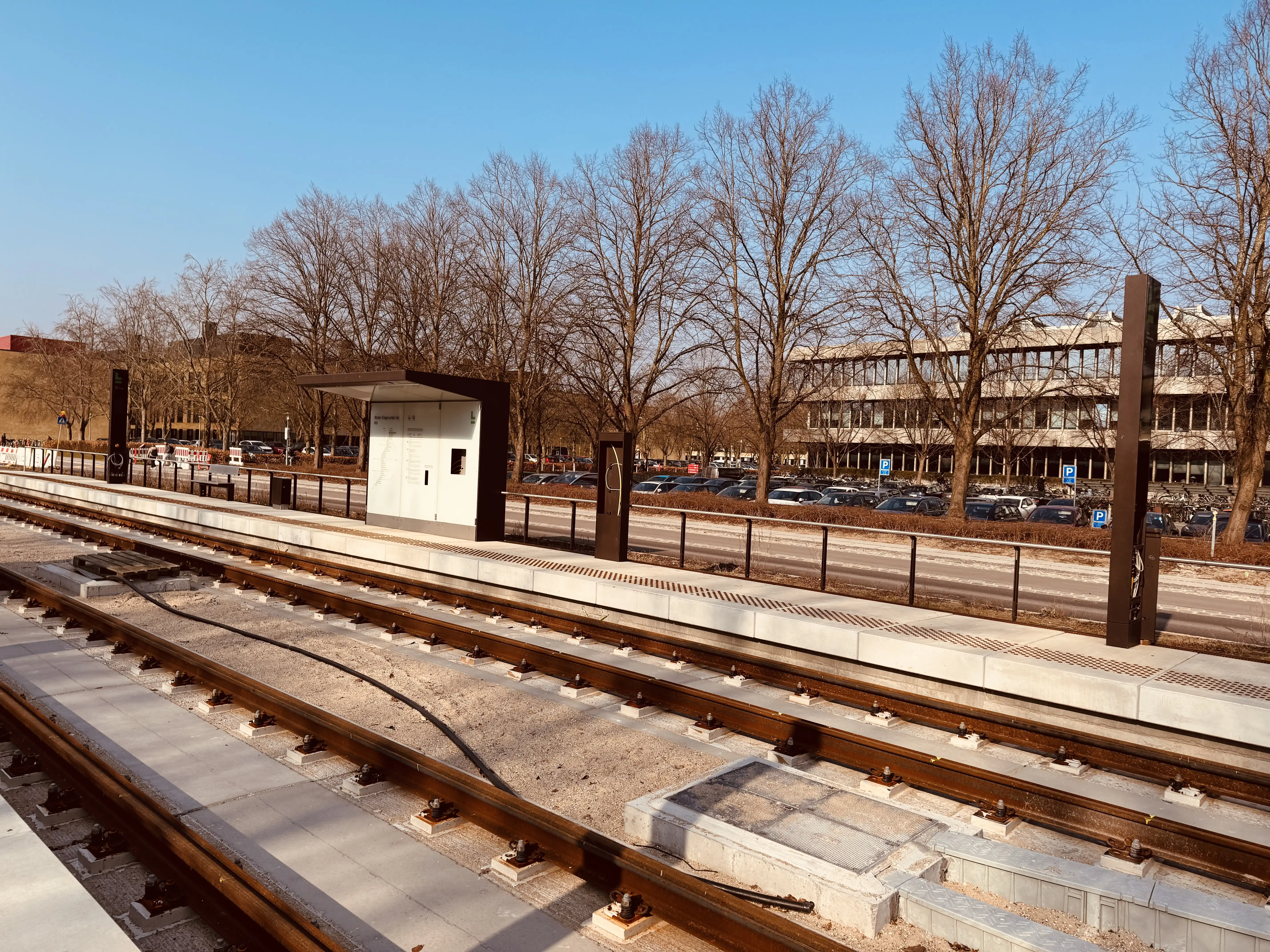 Billede af Anker Engelunds Vej DTU Letbanestation. Billede af Anker Engelunds Vej DTU Letbanestation.