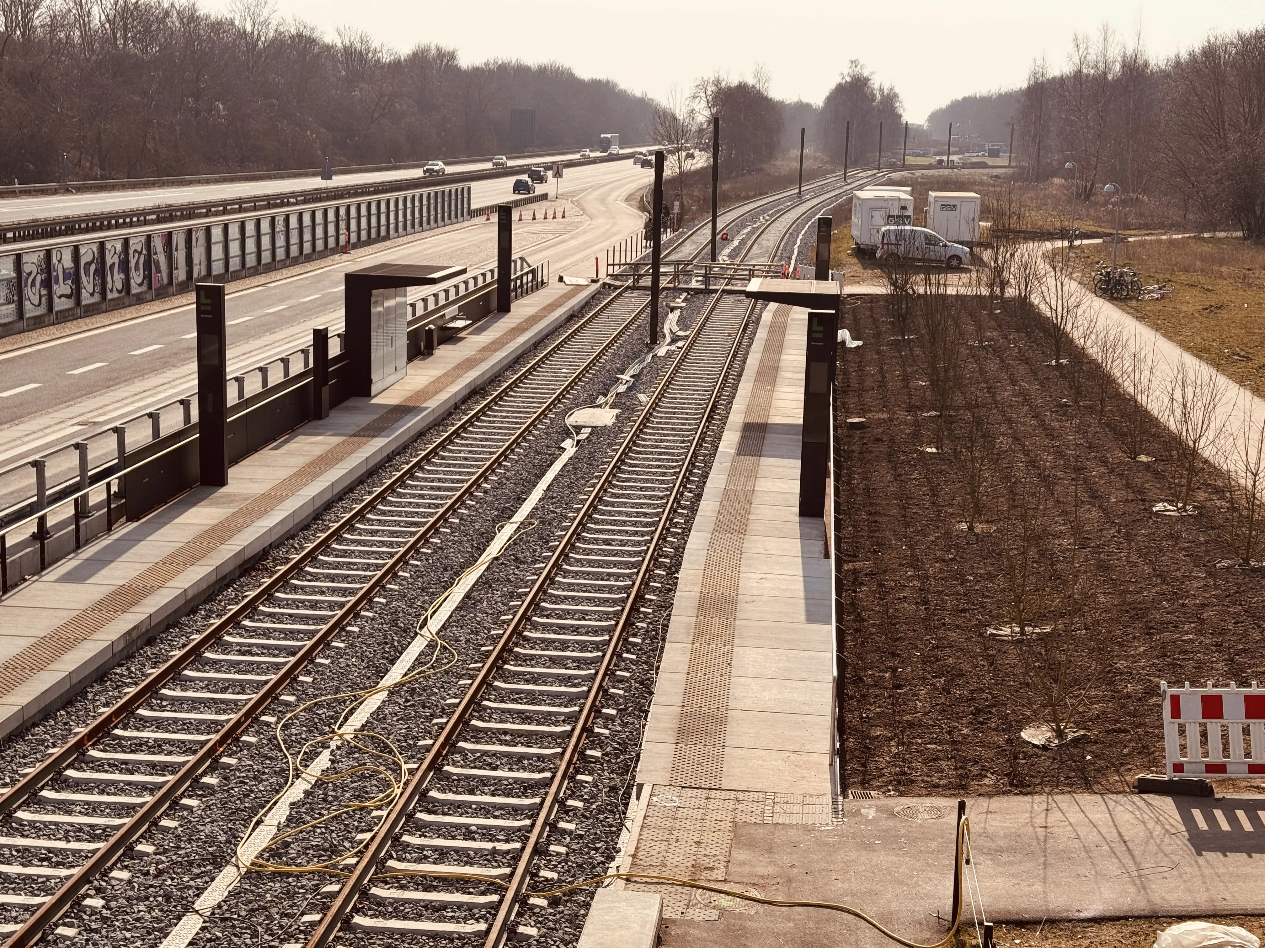Billede af Rævehøjvej Letbanestation.