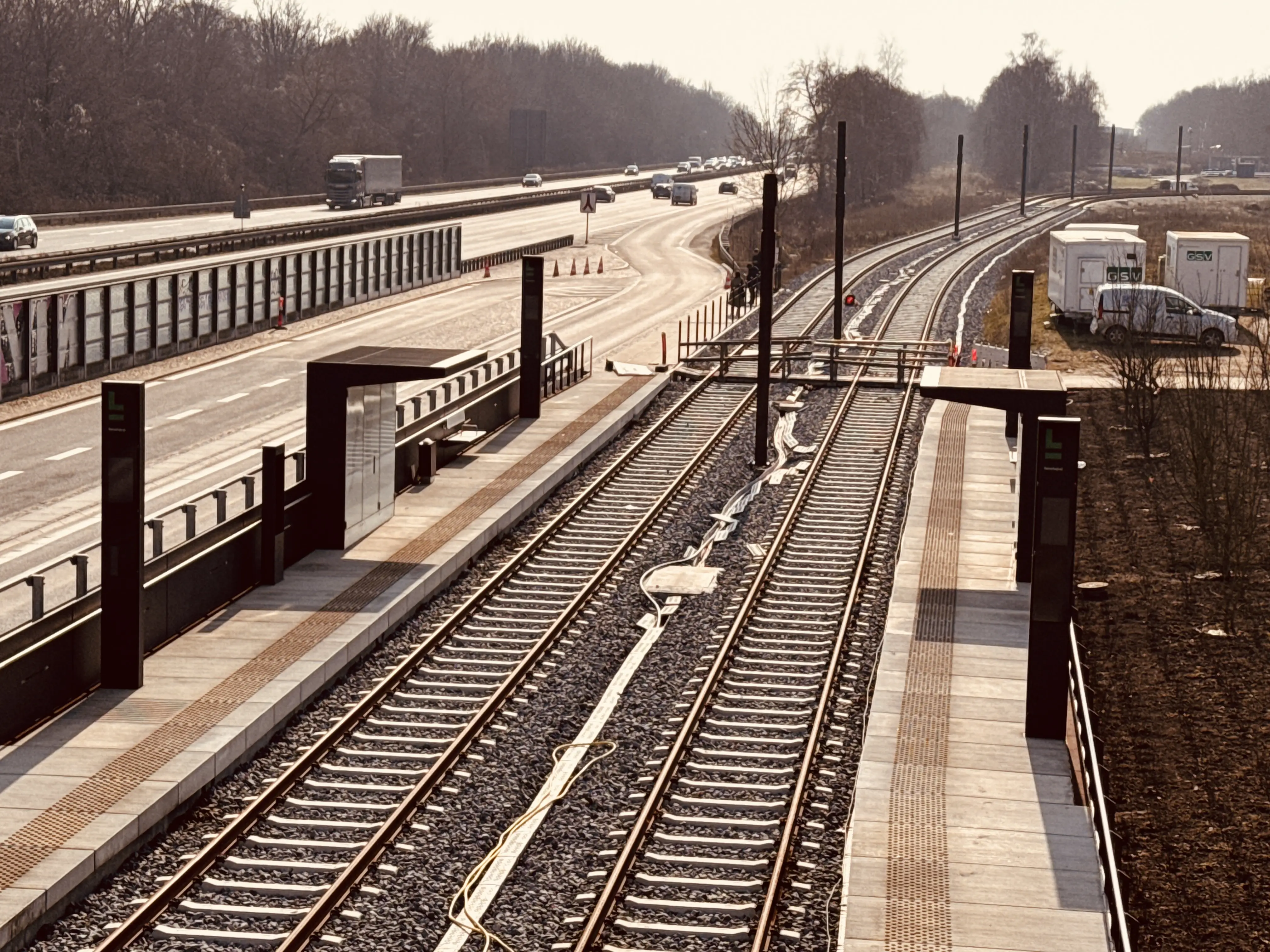 Billede af Rævehøjvej Letbanestation.