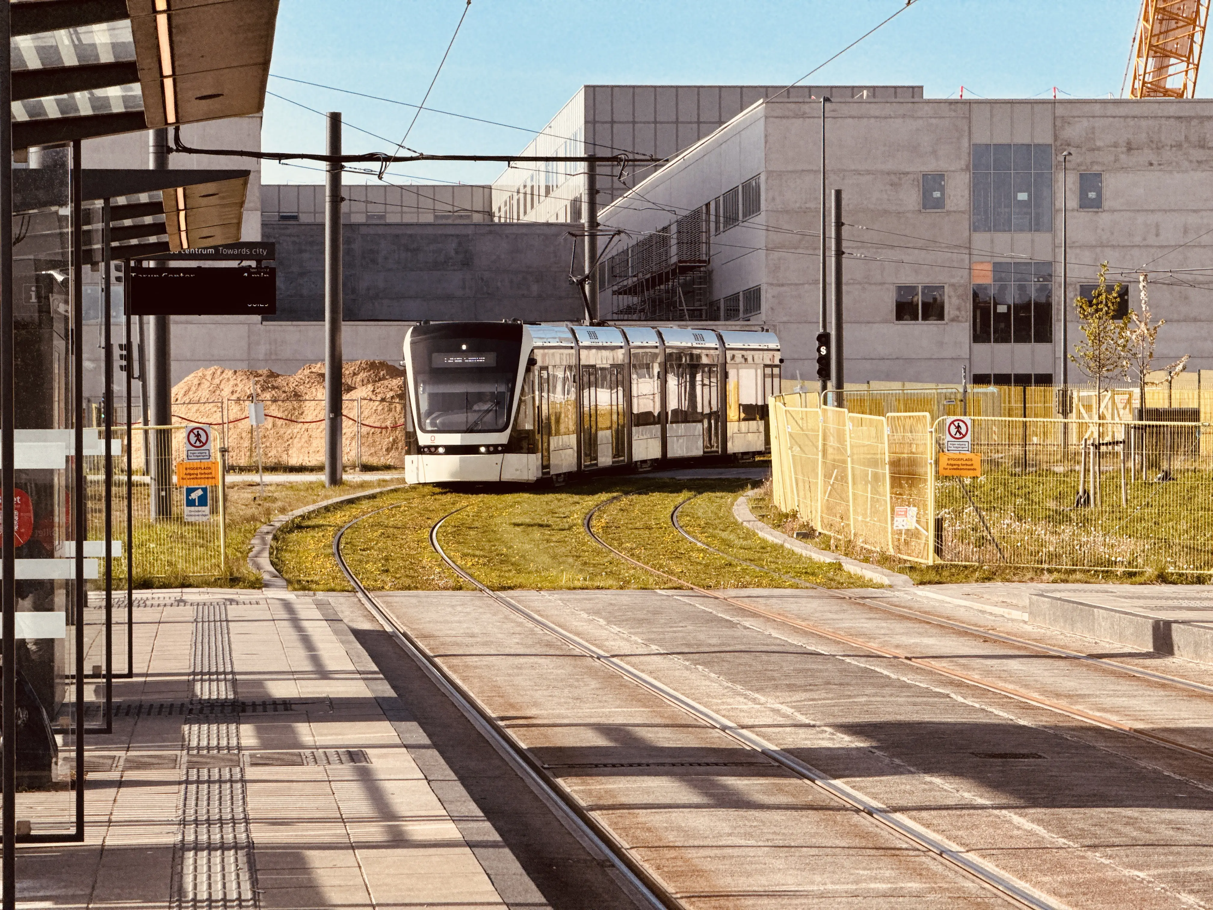 Billede af SDU Syd/Hospital Nord Letbanestation.