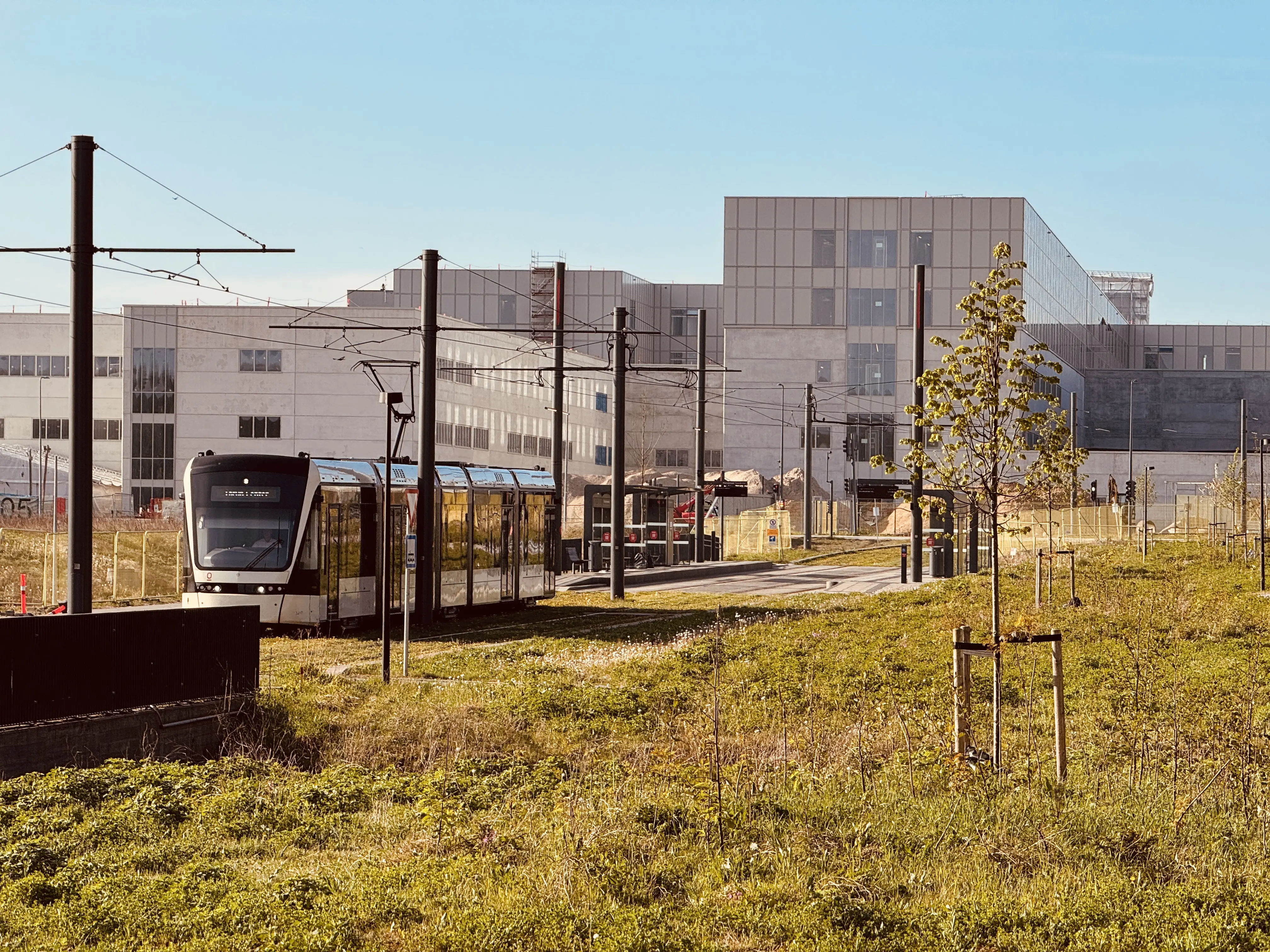 Billede af SDU Syd/Hospital Nord Letbanestation.