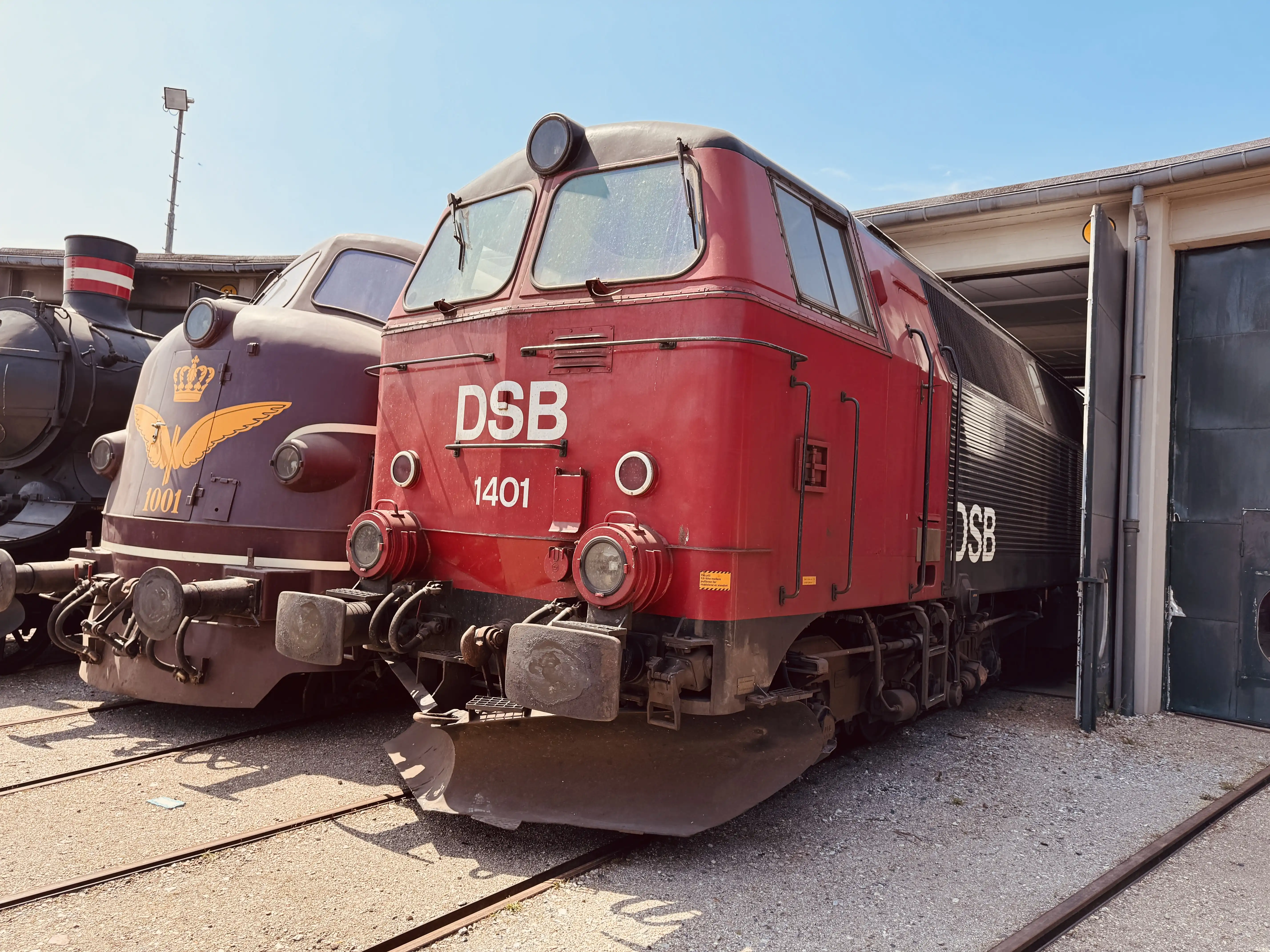 Billede af DSB MZ 1401 fotograferet på Danmarks Jernbanemuseum.